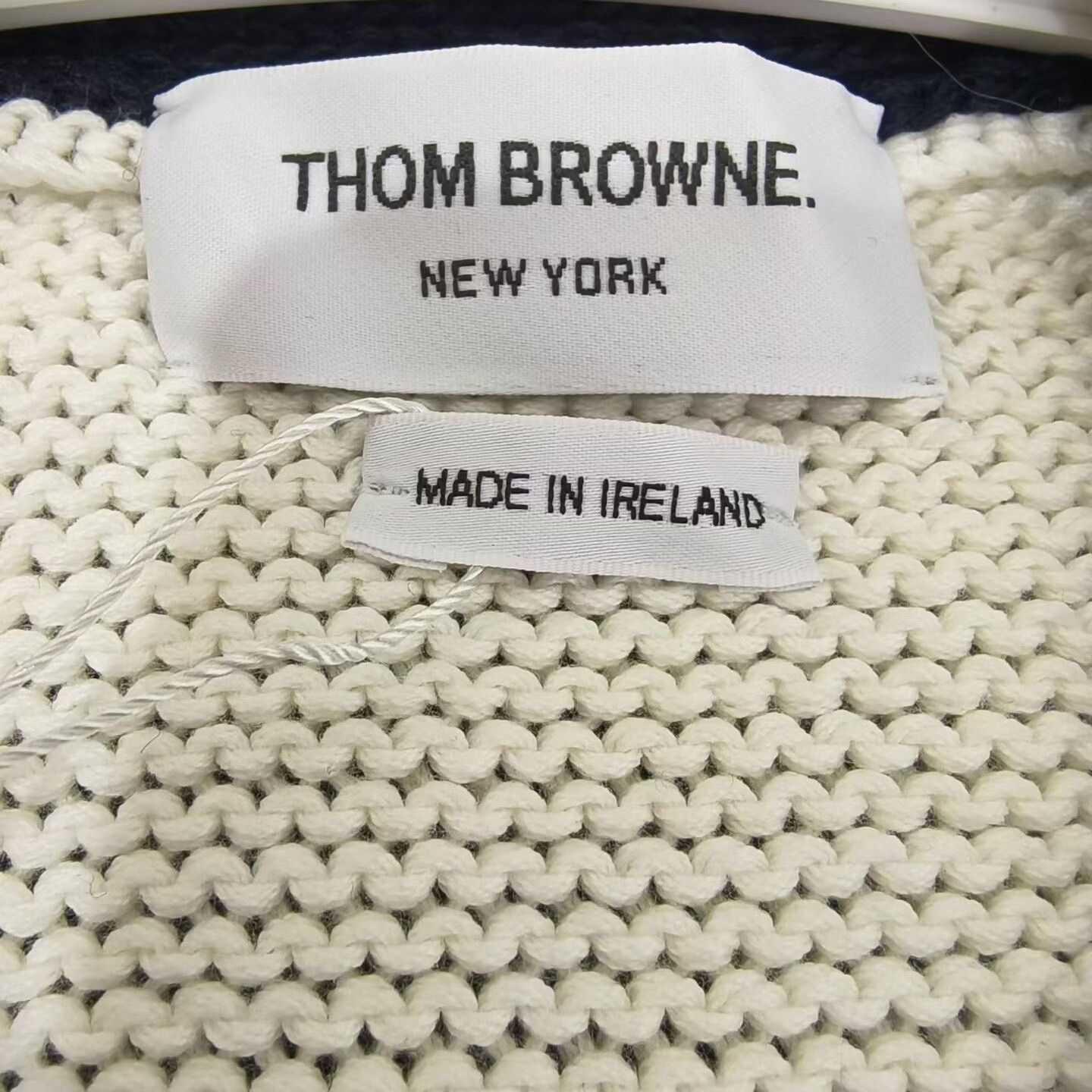 Thom Browne Thom Browne Black White Stripe 4-Button Knit Cardigan Size US L / EU 52-54 / 3 - 3 Thumbnail
