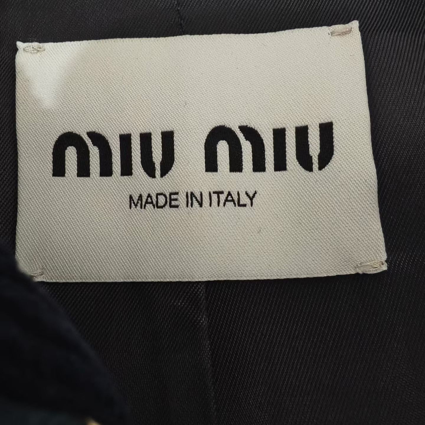 Miu Miu Miu Miu Navy Corduroy Zip Jacket Size XS / US 0-2 / IT 36-38 - 3 Thumbnail