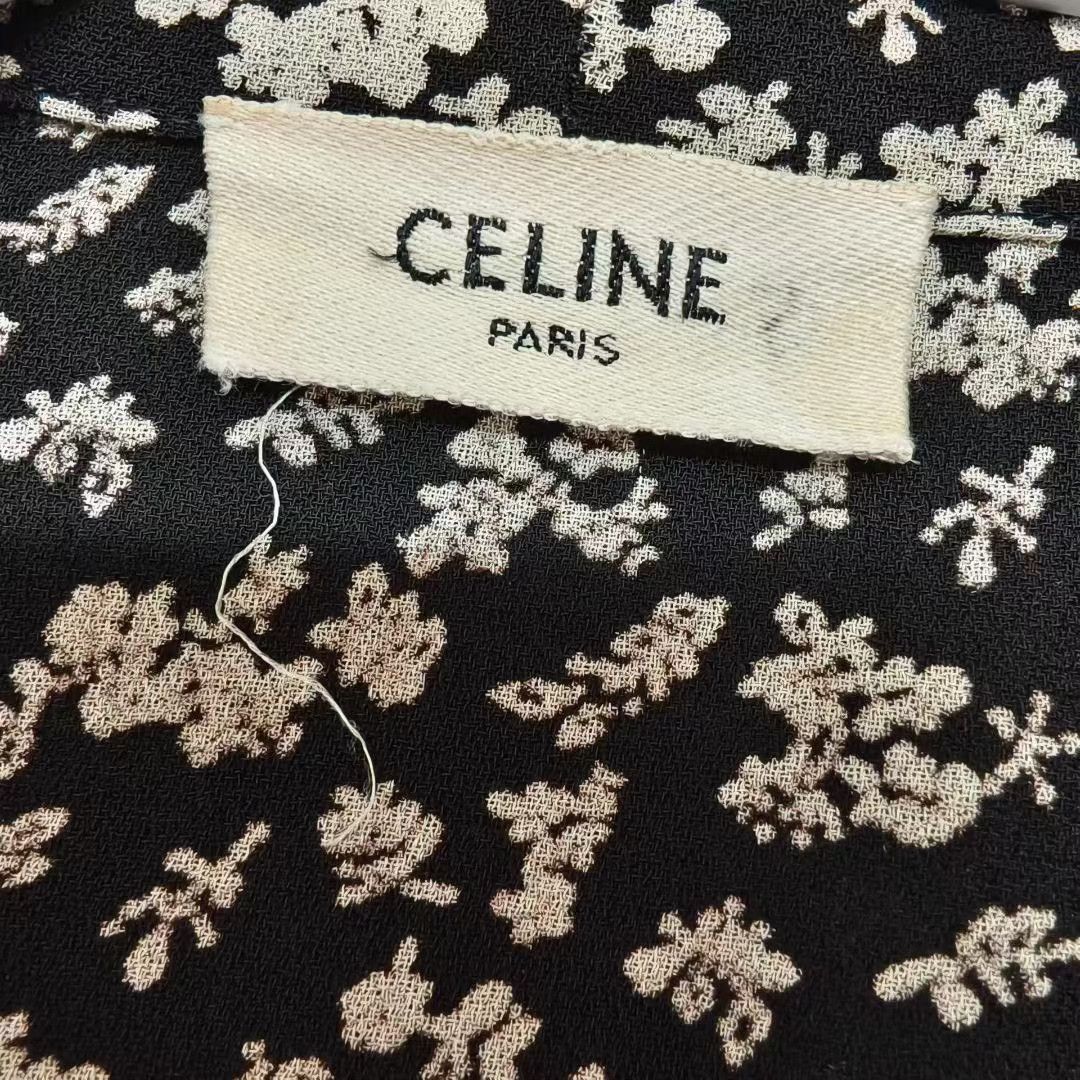 Celine CELINE Small Floral Short-Sleeve Shirt Size S / US 4 / IT 40 - 3 Thumbnail