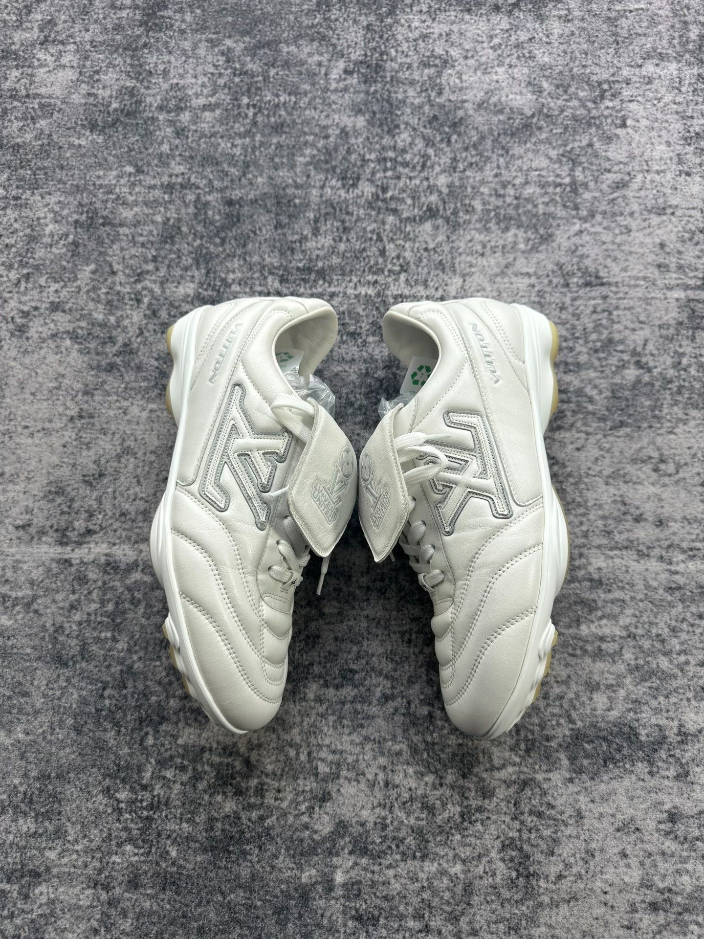Louis Vuitton Louis Vuitton White Soccer Shoes Size US 7 / EU 40 - 3 Thumbnail