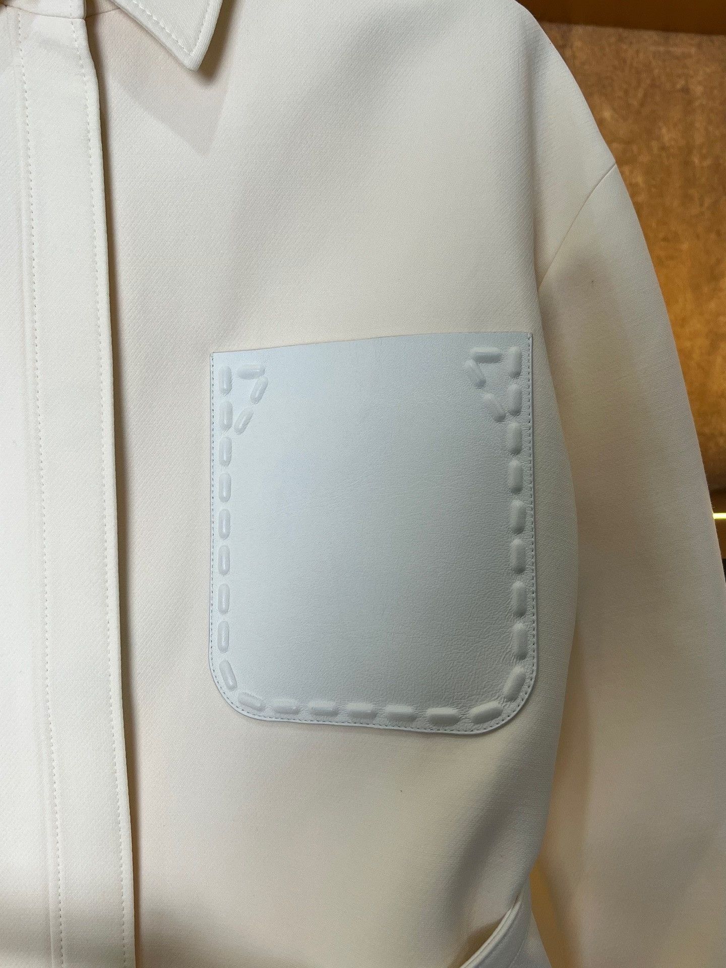 Fendi Fendi Beige Leather Patch Pocket Belted Coat Size US S / EU 44-46 / 1 - 3 Thumbnail
