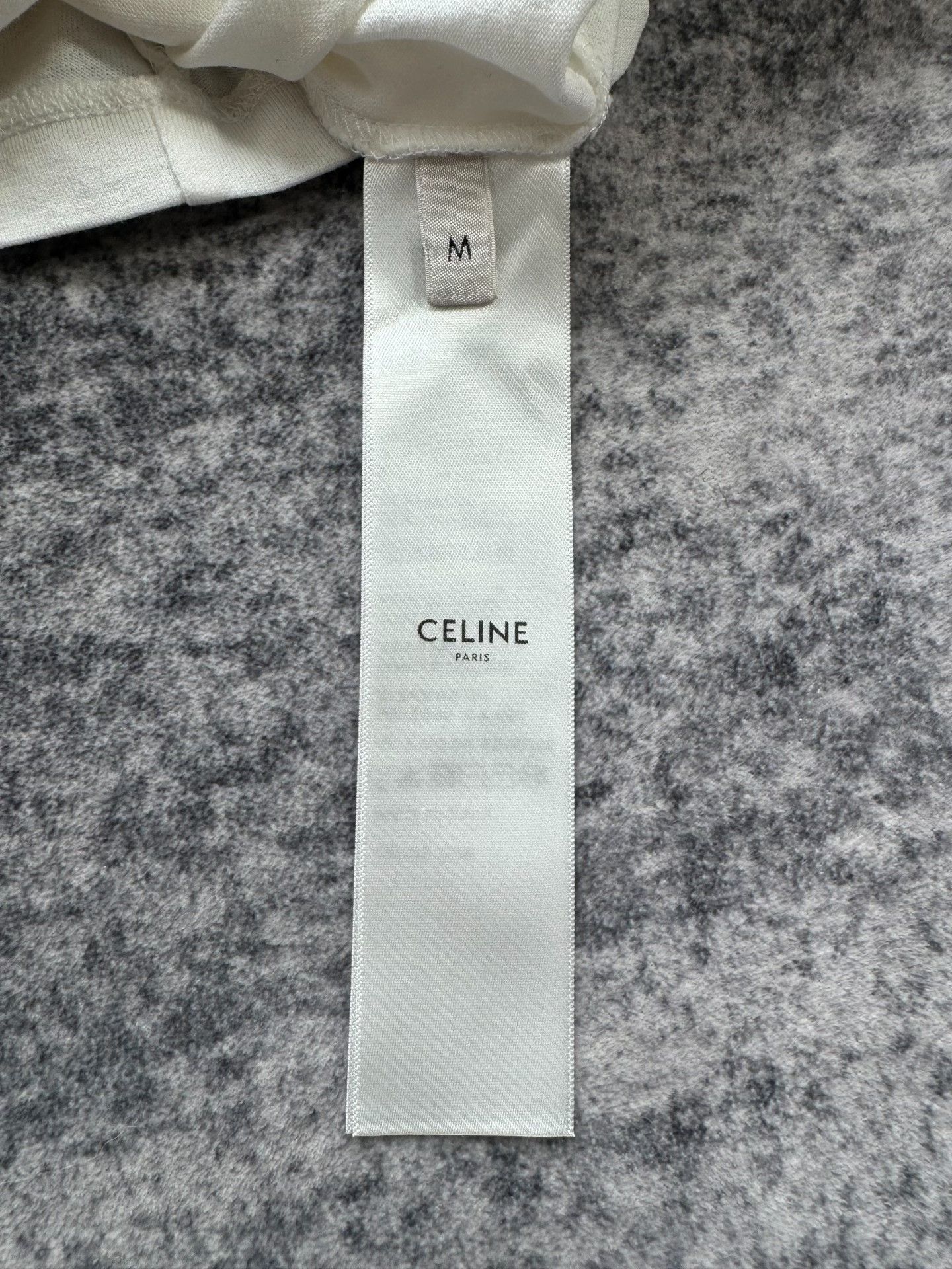 Celine Celine Red White Slogan Logo Fake Two-Piece Long Sleeve Size M / US 6-8 / IT 42-44 - 7 Thumbnail