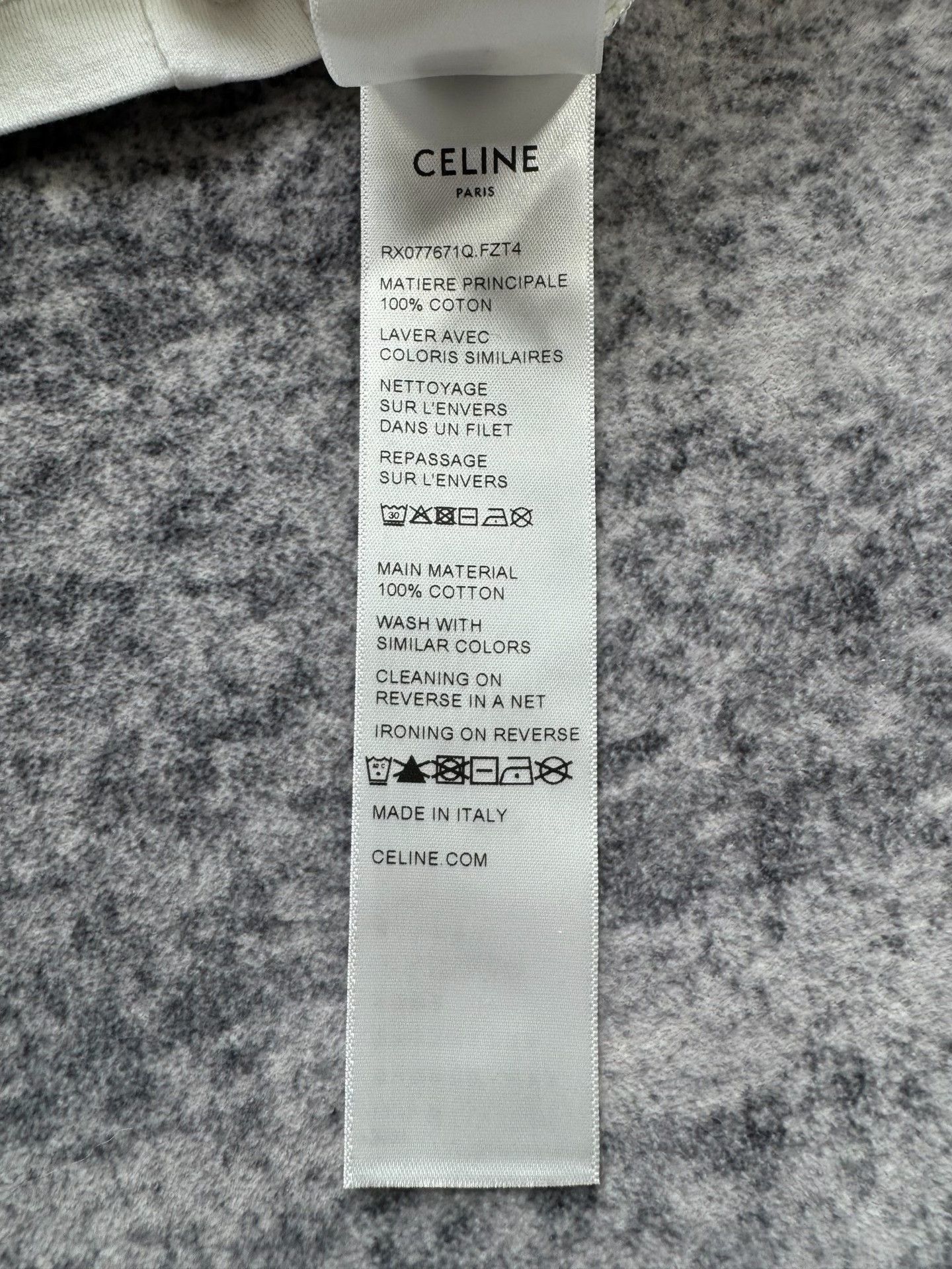 Celine Celine Red White Slogan Logo Fake Two-Piece Long Sleeve Size M / US 6-8 / IT 42-44 - 8 Thumbnail