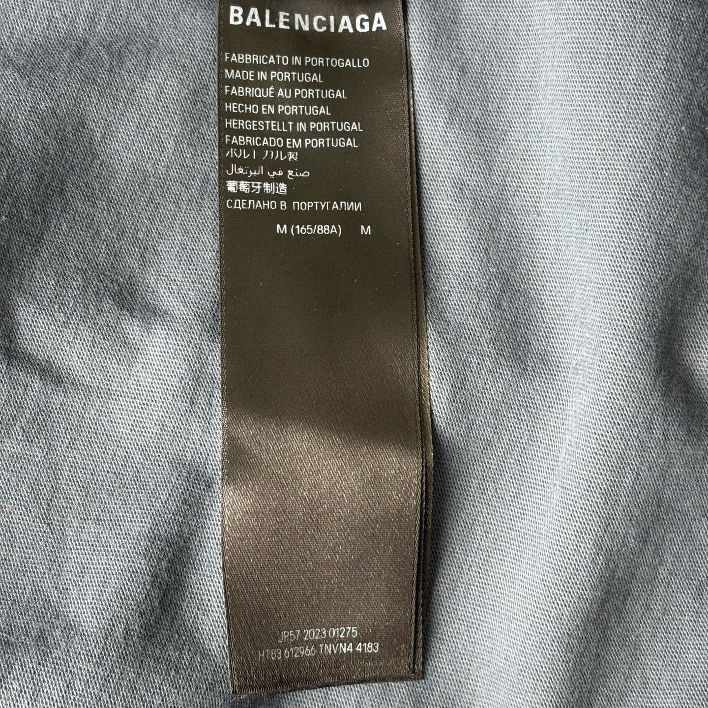 Balenciaga Balenciaga Retro Blue T-Shirt m Men Size US M / EU 48-50 / 2 - 4 Thumbnail