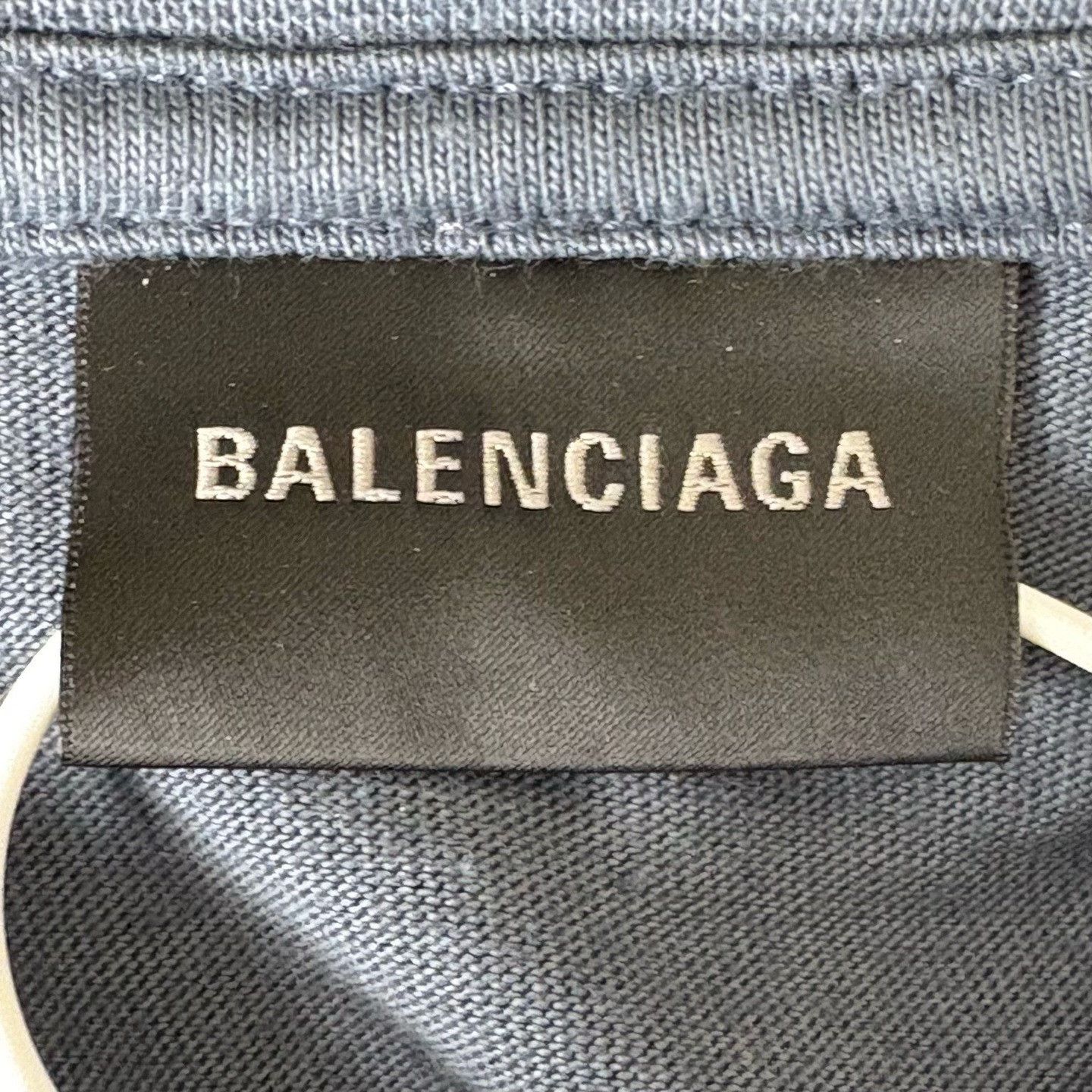 Balenciaga Balenciaga Retro Blue T-Shirt m Men Size US M / EU 48-50 / 2 - 3 Thumbnail