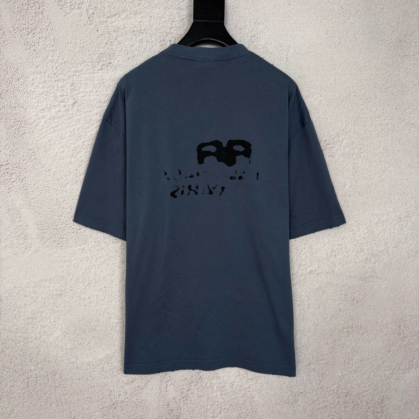 Balenciaga Balenciaga Retro Blue T-Shirt m Men Size US M / EU 48-50 / 2 - 2 Thumbnail