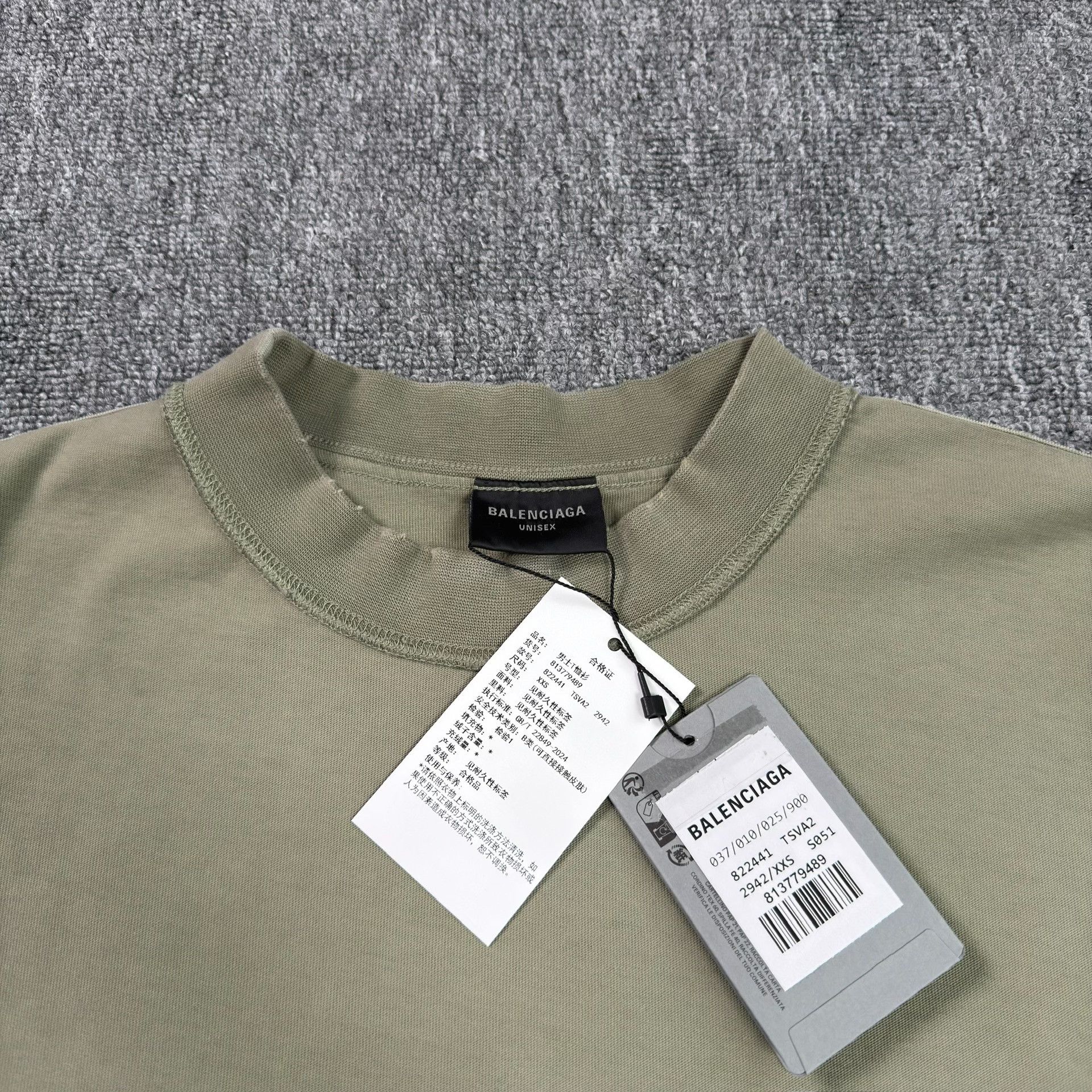 Balenciaga Balenciaga Embroidered Logo Distressed T-Shirt XXS Size US XXS / EU 40 - 3 Thumbnail