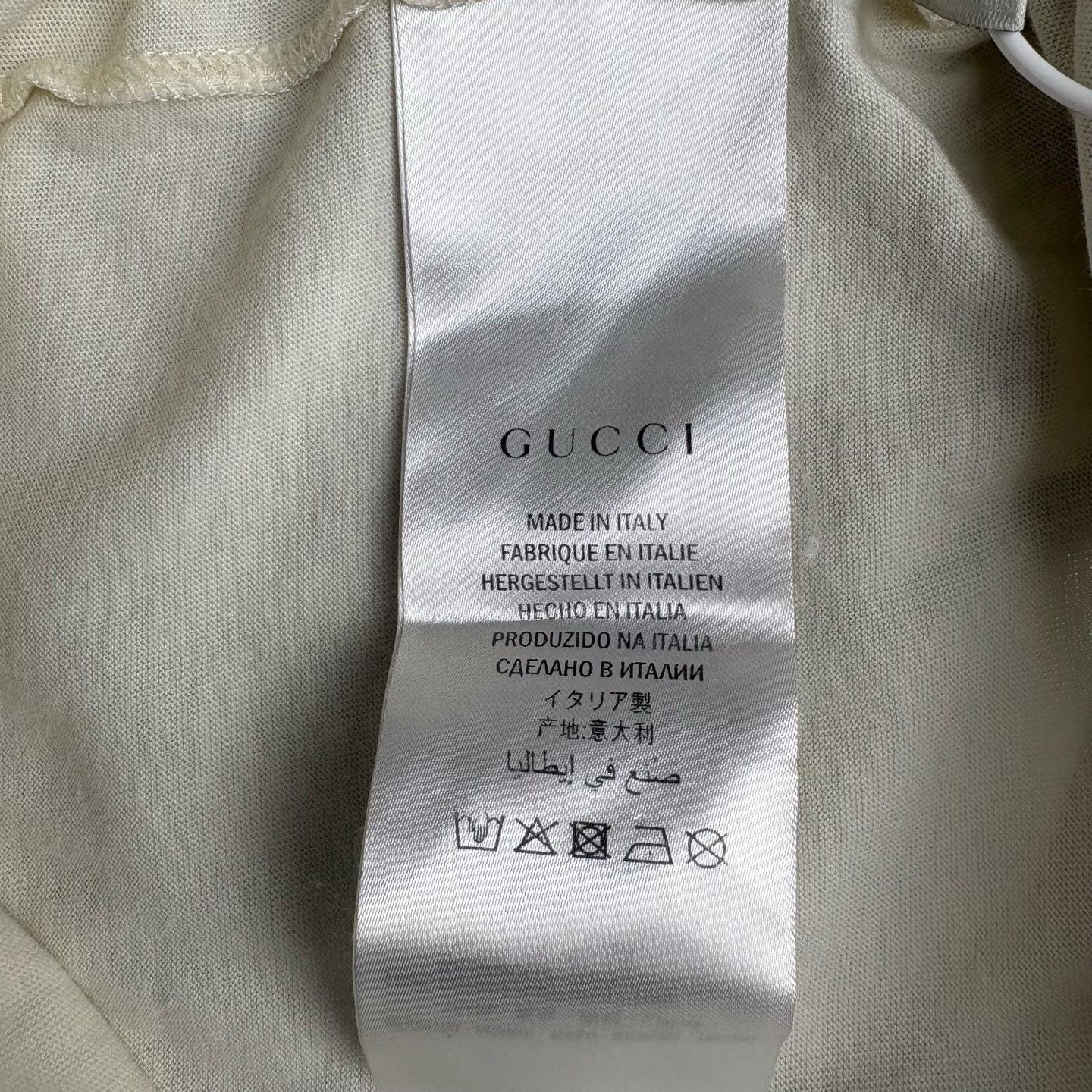 Gucci Gucci Printed White T-Shirt xs Men Size US XS / EU 42 / 0 - 5 Thumbnail
