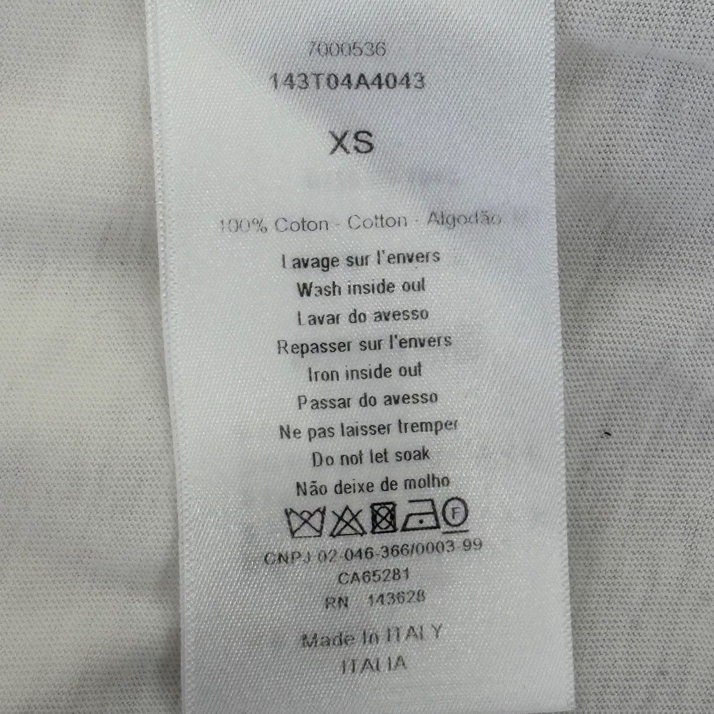 Dior Dior Retro Striped White T-Shirt xs Men Size US XS / EU 42 / 0 - 4 Thumbnail
