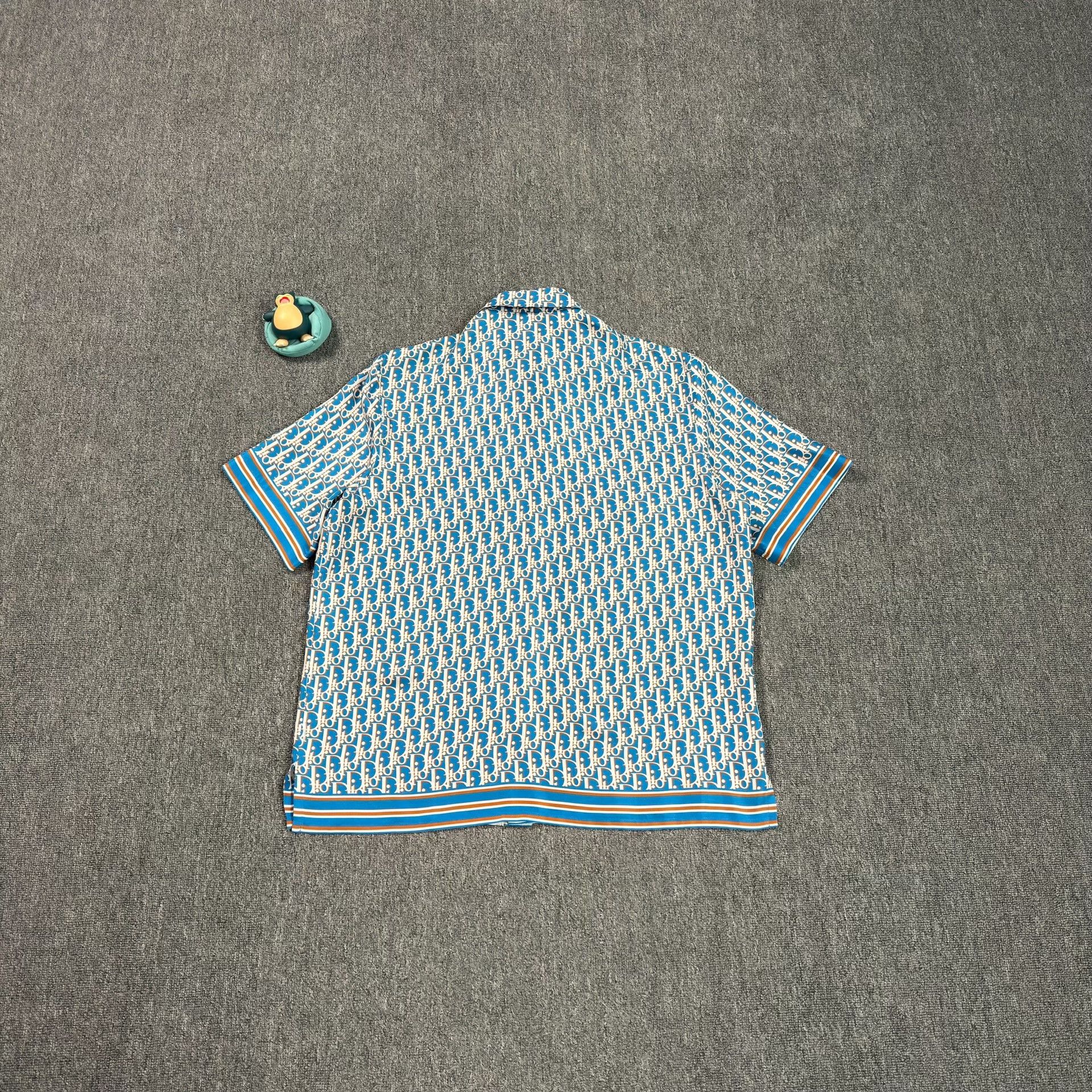 Dior Dior Oblique Silk Short Sleeve Shirt 41 Size US L / EU 52-54 / 3 - 2 Thumbnail