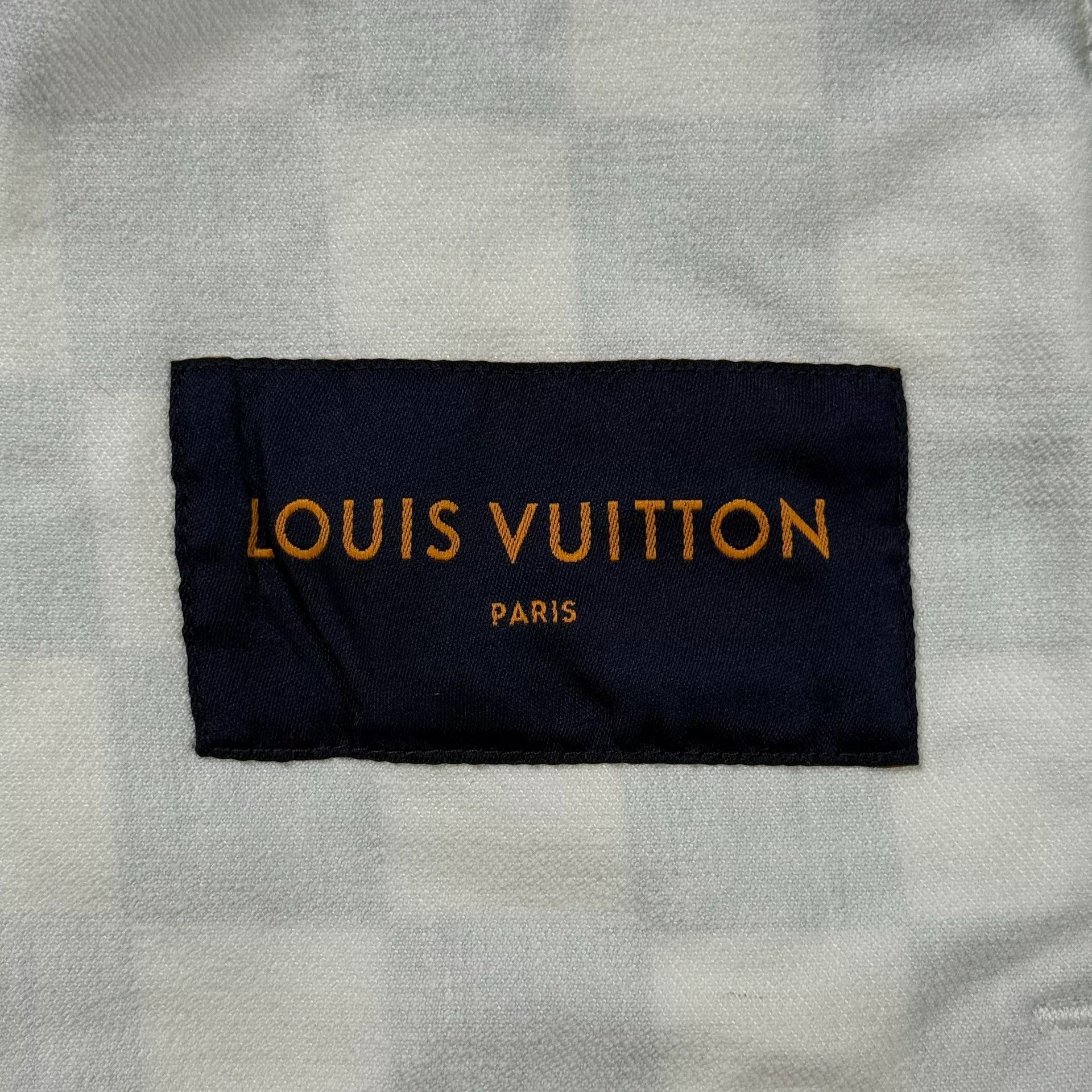 Louis Vuitton Louis Vuitton Green Damier Check Denim Jacket 46 Size US S / EU 44-46 / 1 - 4 Thumbnail