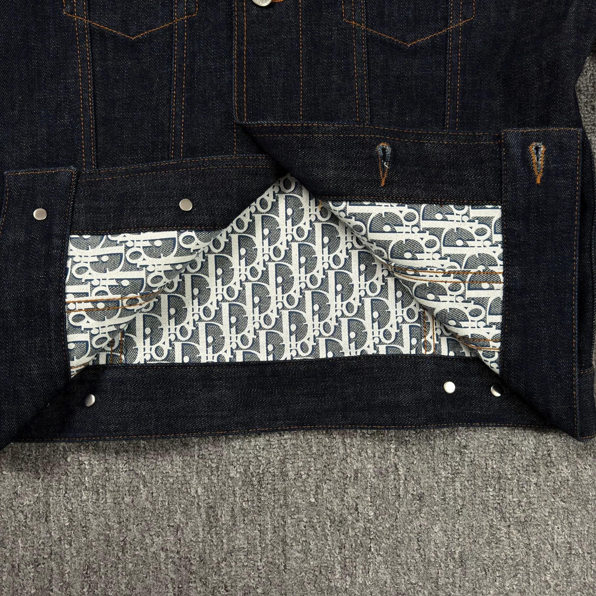 Dior Dior Oblique Lining Denim Jacket 48 Size US M / EU 48-50 / 2 - 4 Thumbnail
