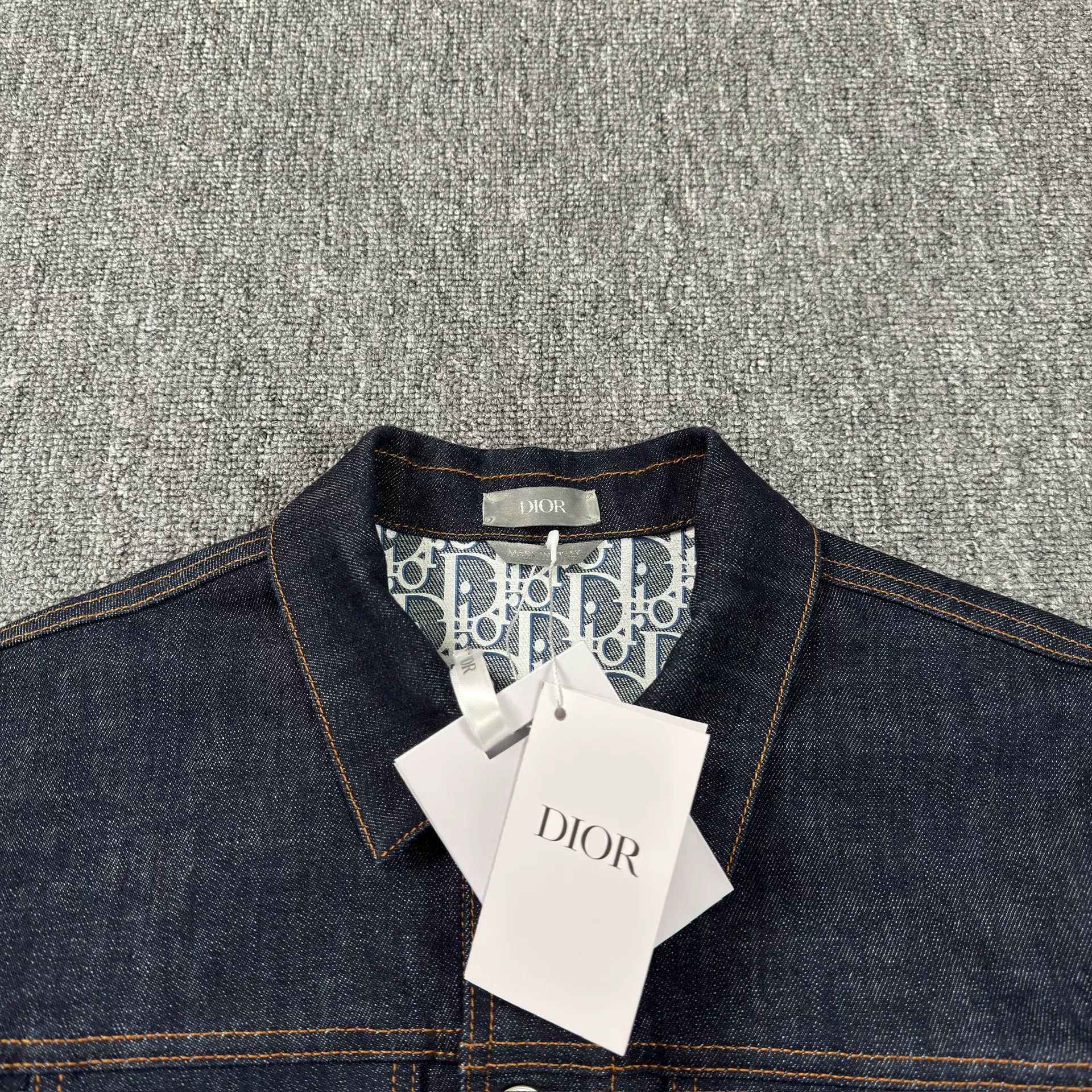 Dior Dior Oblique Lining Denim Jacket 48 Size US M / EU 48-50 / 2 - 2 Thumbnail