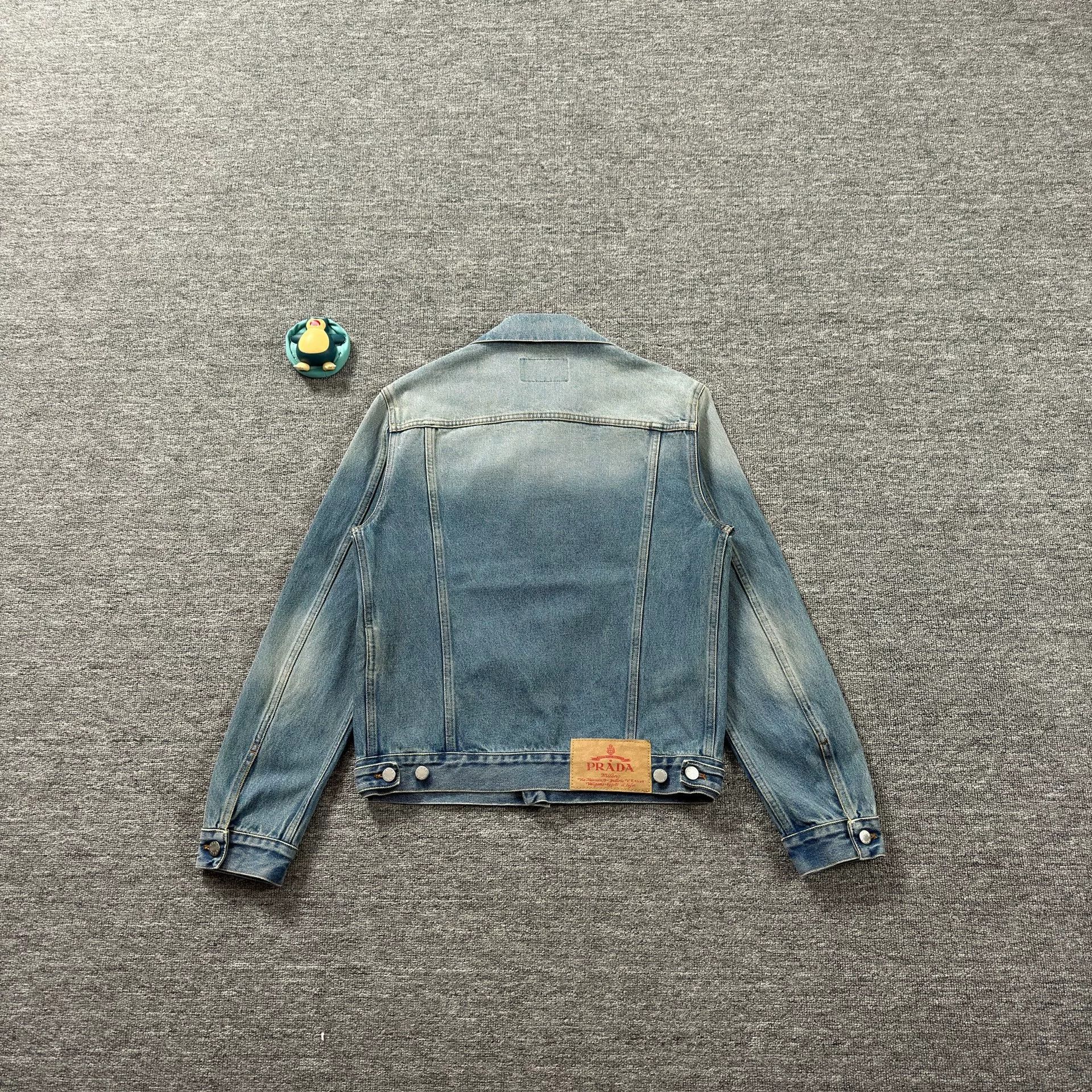 Prada Prada Light Blue Denim Jacket S Size US S / EU 44-46 / 1 - 7 Thumbnail