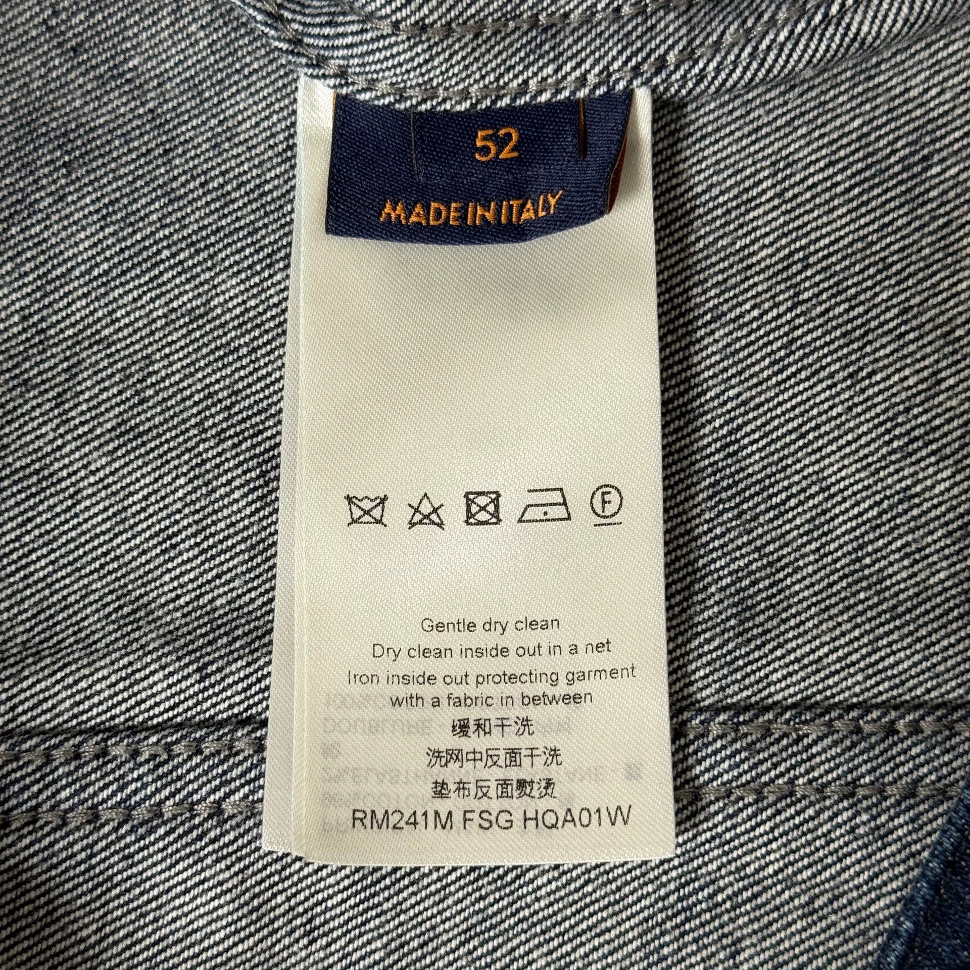 Louis Vuitton Louis Vuitton Monogram Seaweed Denim Jacket 52 Size US L / EU 52-54 / 3 - 4 Thumbnail