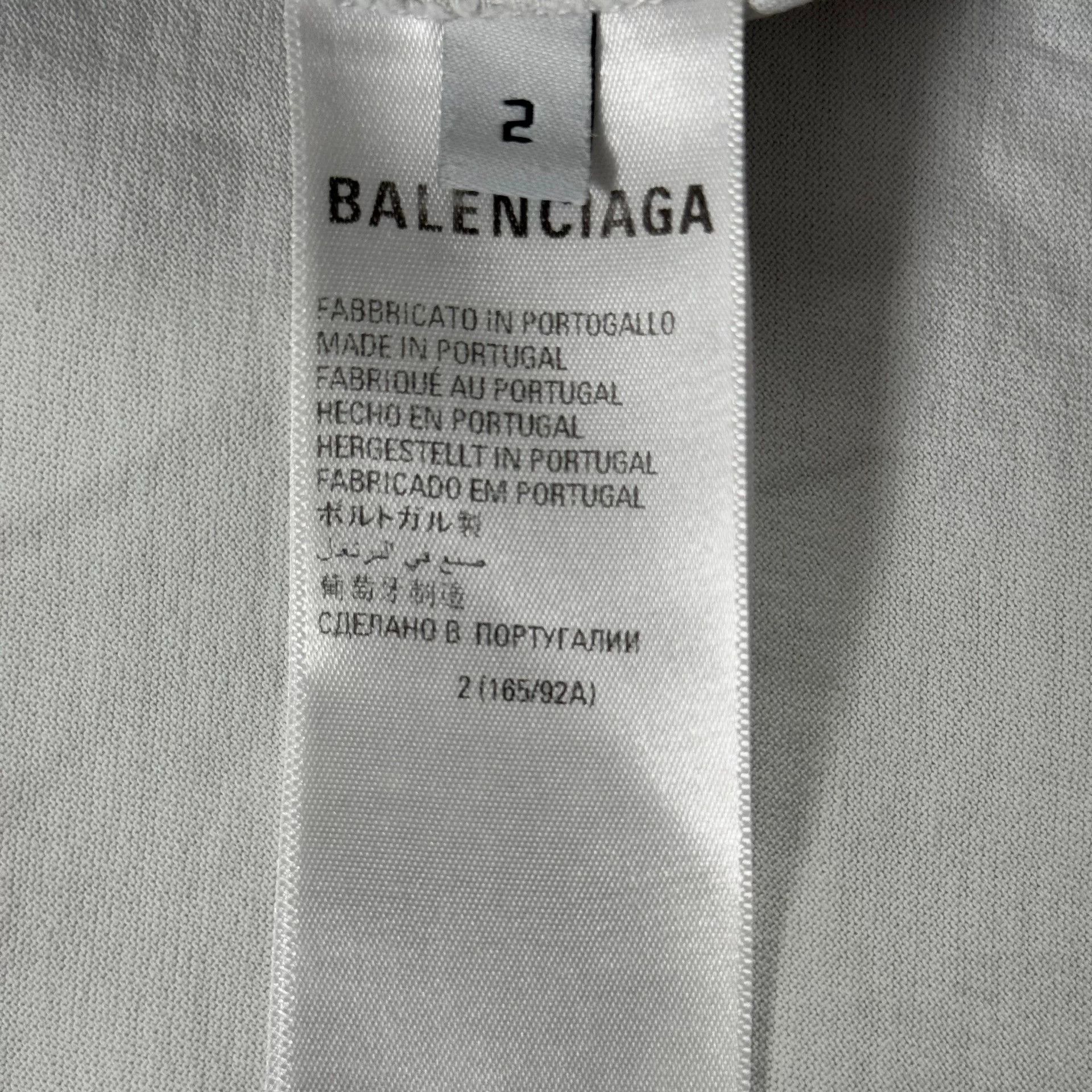Balenciaga Balenciaga 3XL Layered Logo Hoodie Beige Size 2 Size US M / EU 48-50 / 2 - 6 Thumbnail