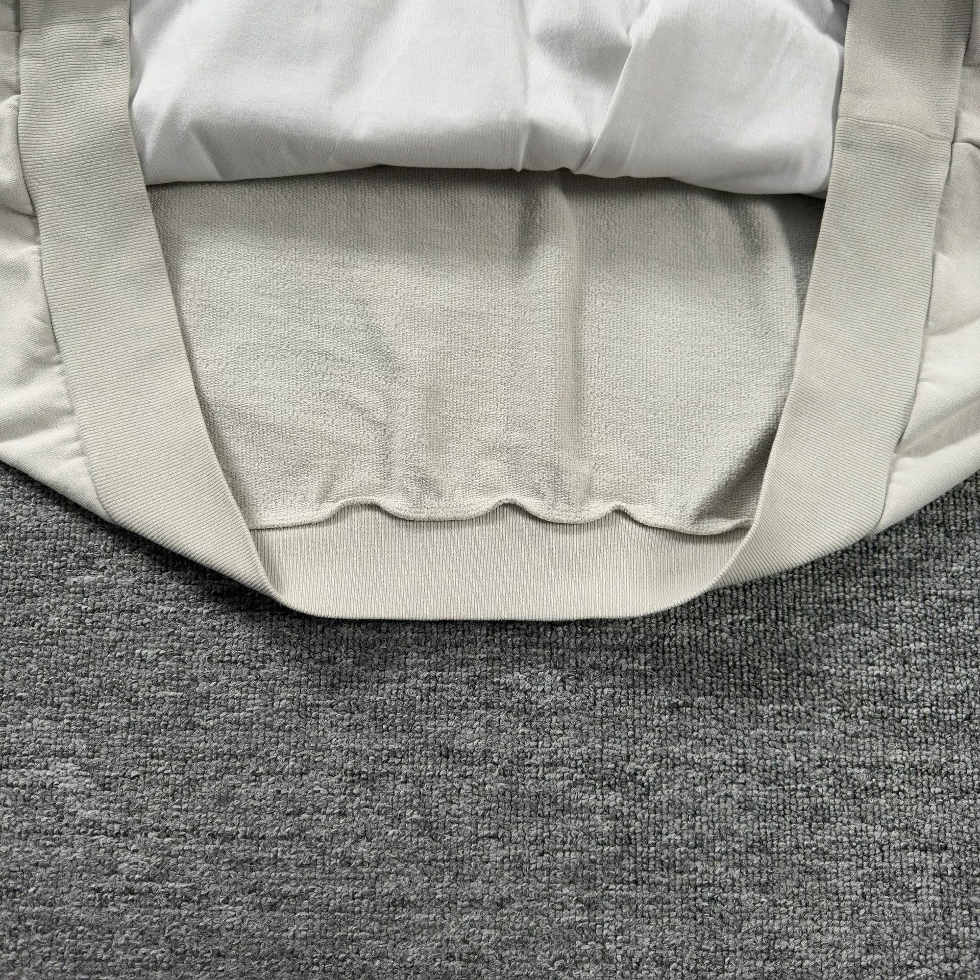 Balenciaga Balenciaga 3XL Layered Logo Hoodie Beige Size 2 Size US M / EU 48-50 / 2 - 4 Thumbnail