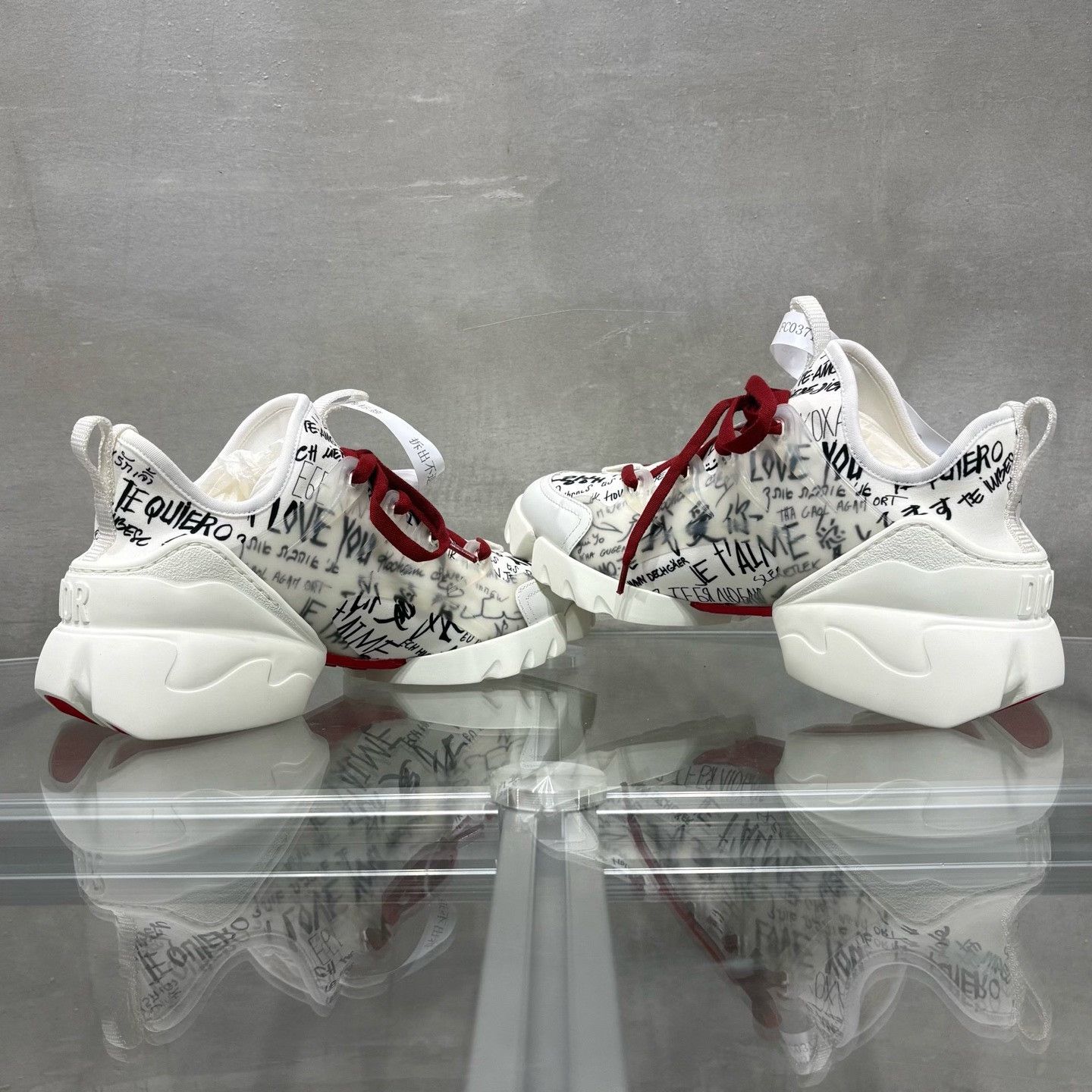 Dior Dior Limited Red Lowtop Sneakers it_37 Women Size US 7 / IT 37 - 5 Thumbnail