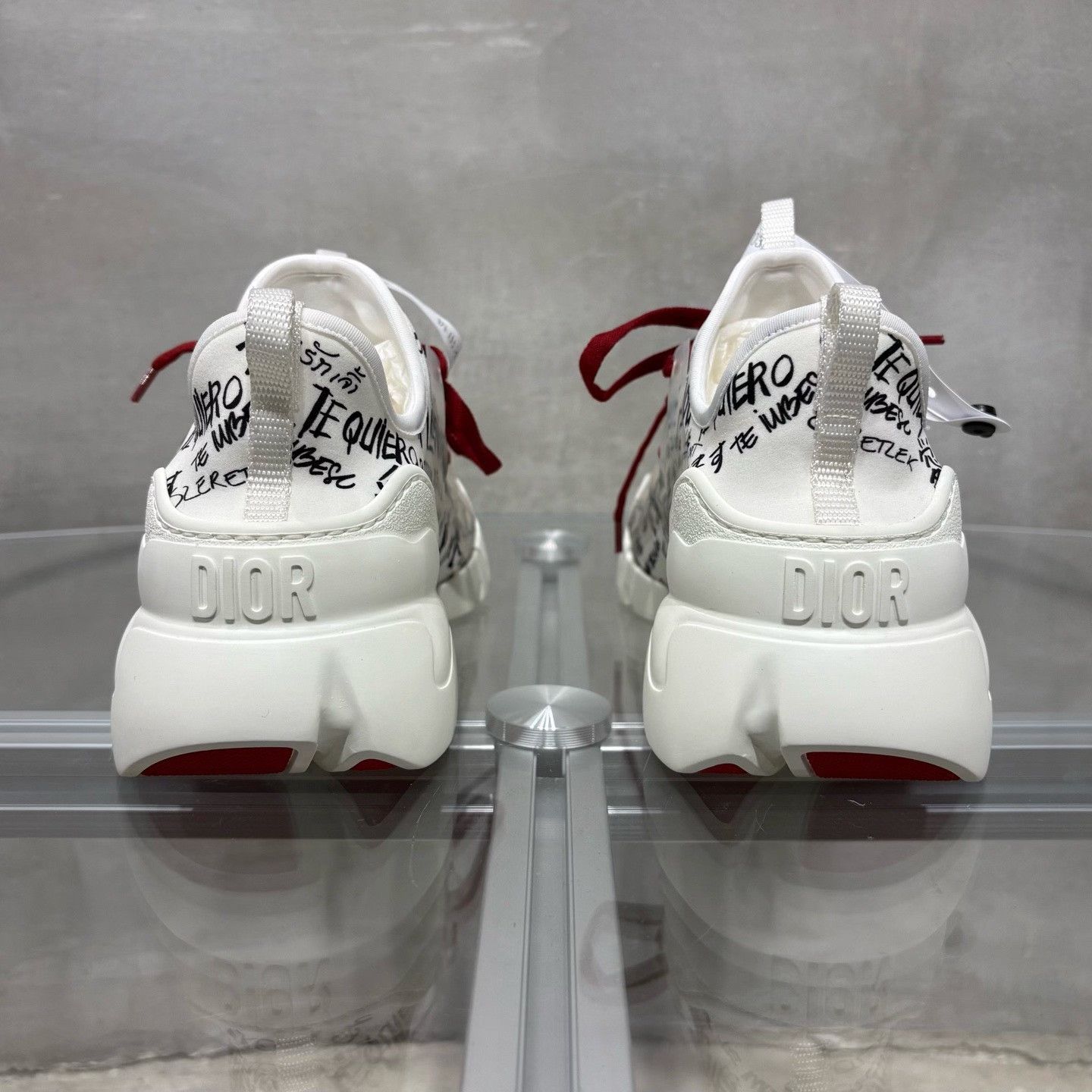 Dior Dior Limited Red Lowtop Sneakers it_37 Women Size US 7 / IT 37 - 6 Thumbnail