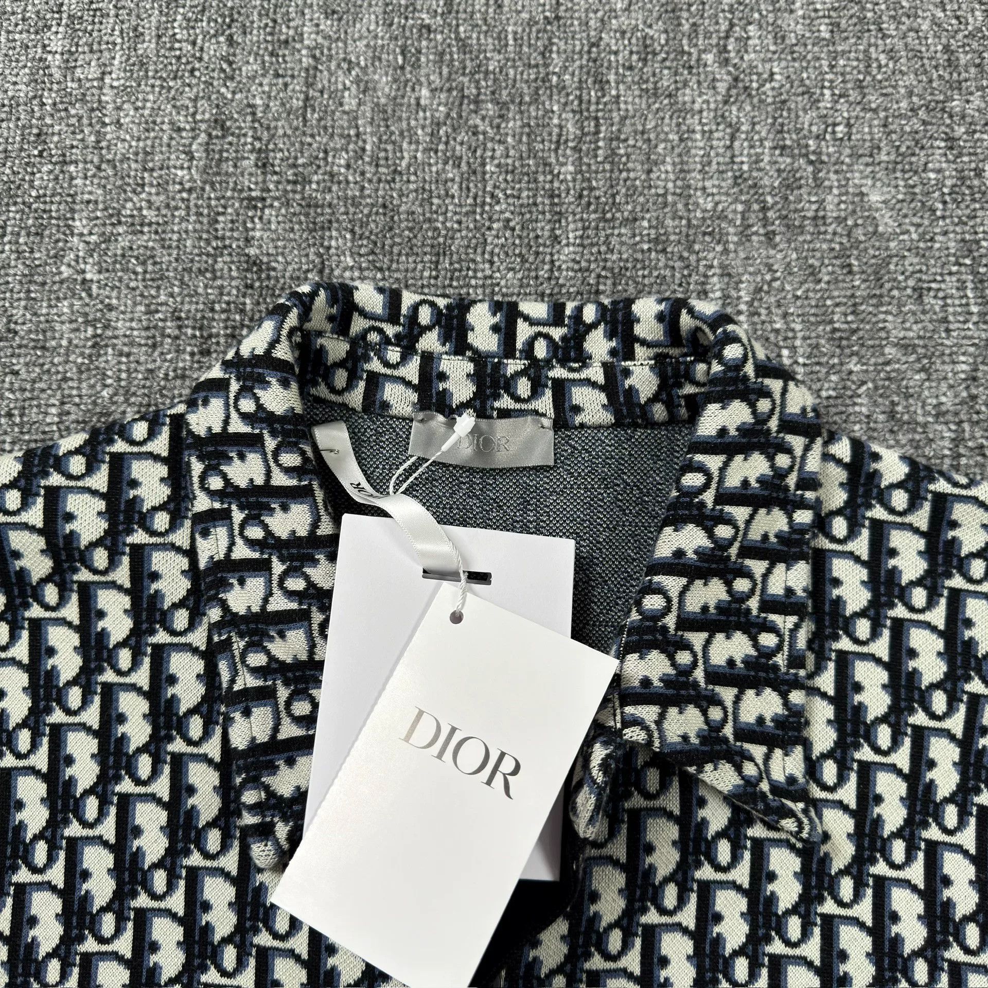 Dior Dior Oblique Print Cotton Button Up Shirt Size M Size US M / EU 48-50 / 2 - 3 Thumbnail