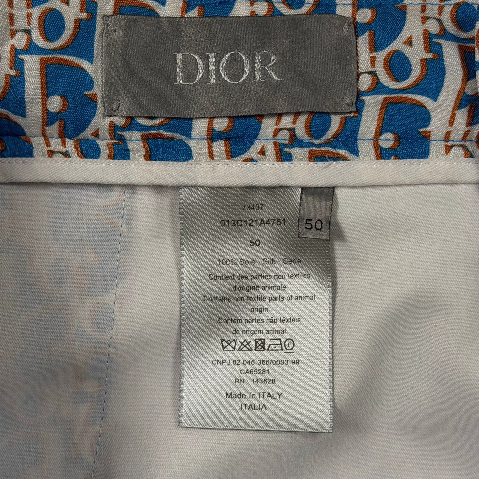 Dior Dior Oblique Silk Shorts Size 50 Size US 34 / EU 50 - 5 Thumbnail