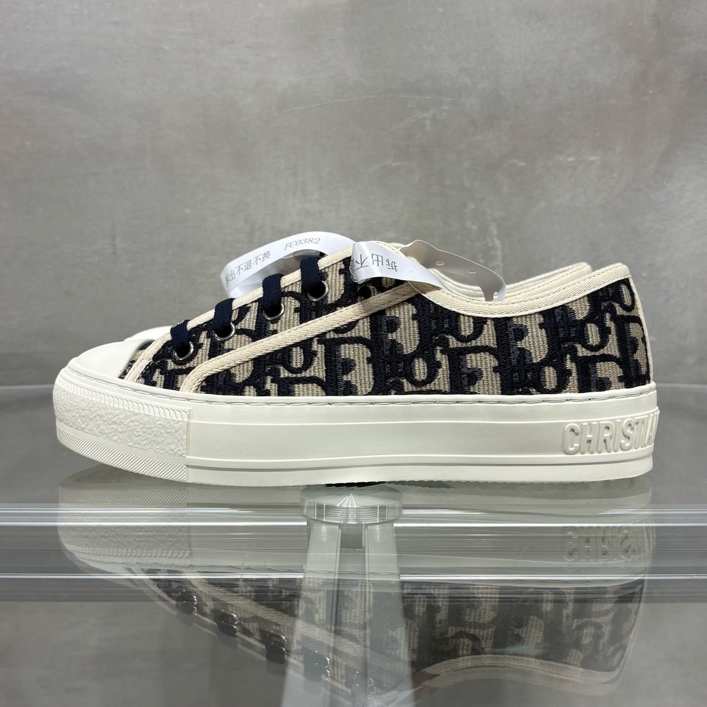 Dior Dior Black Lowtop Sneakers it_35-5 Women Size US 5.5 / IT 35.5 - 3 Thumbnail