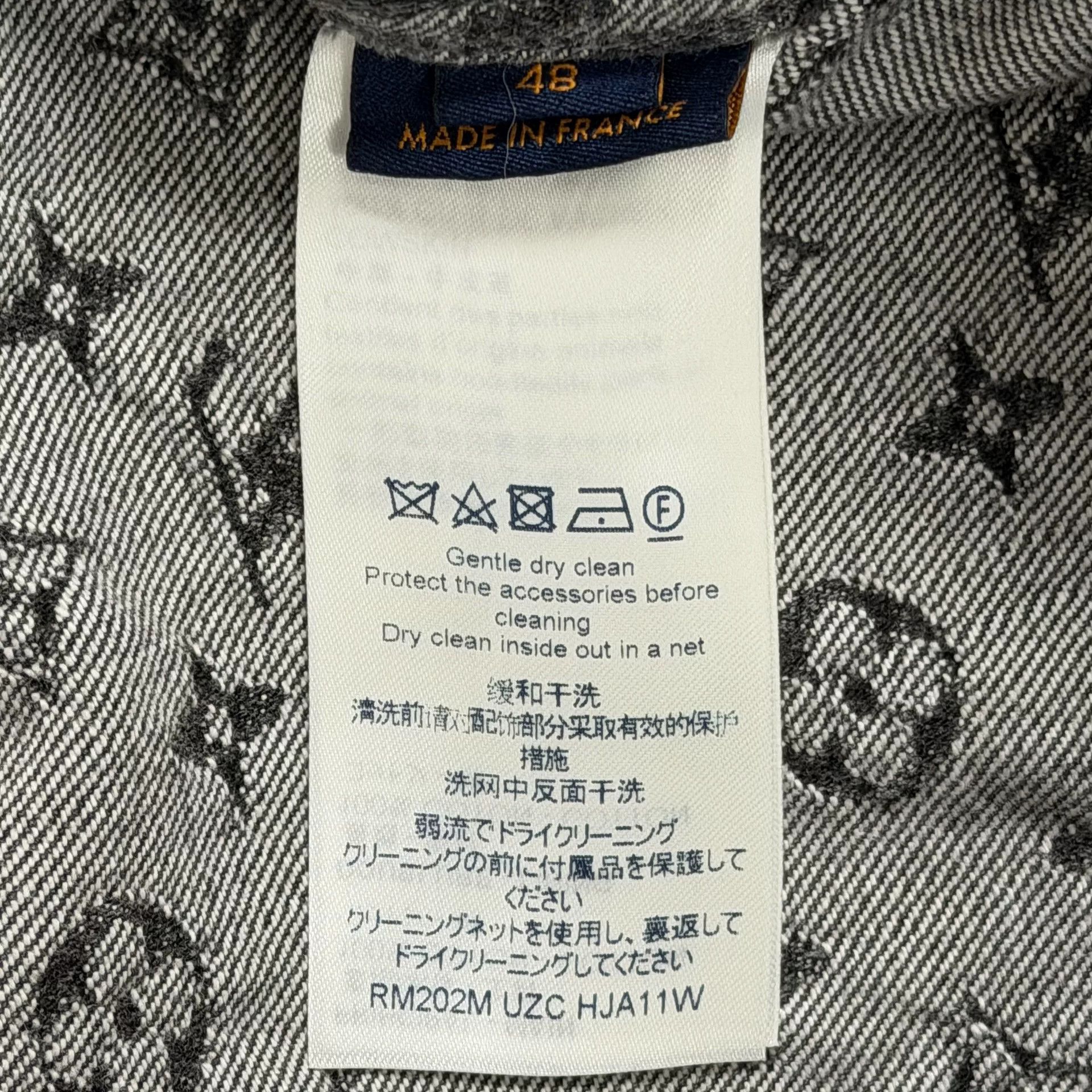 Louis Vuitton Louis Vuitton x Nigo Monogram Denim Jacket 48 Size US M / EU 48-50 / 2 - 6 Thumbnail
