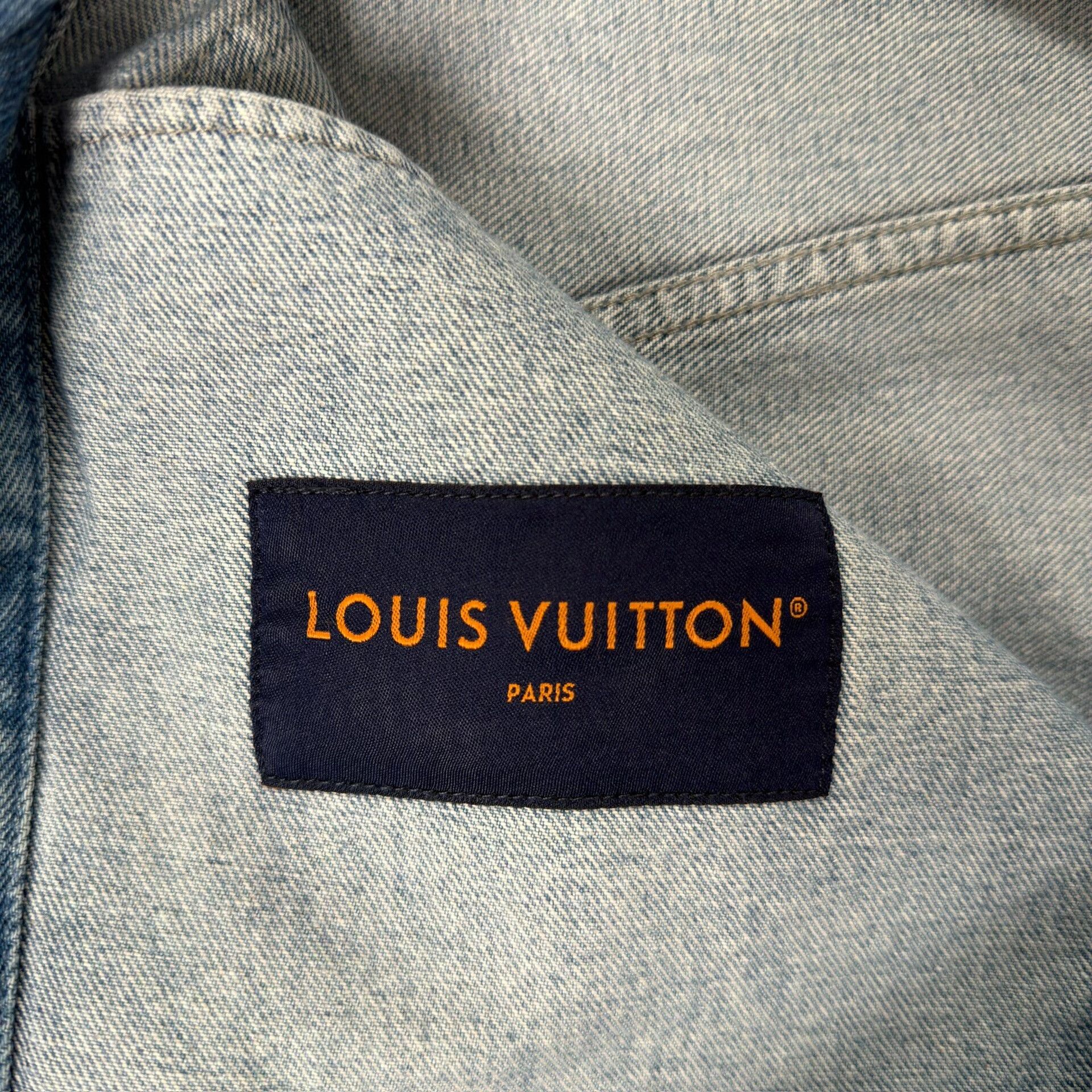 Louis Vuitton Louis Vuitton Distressed Monogram Denim Jacket 44 Size US S / EU 44-46 / 1 - 5 Thumbnail