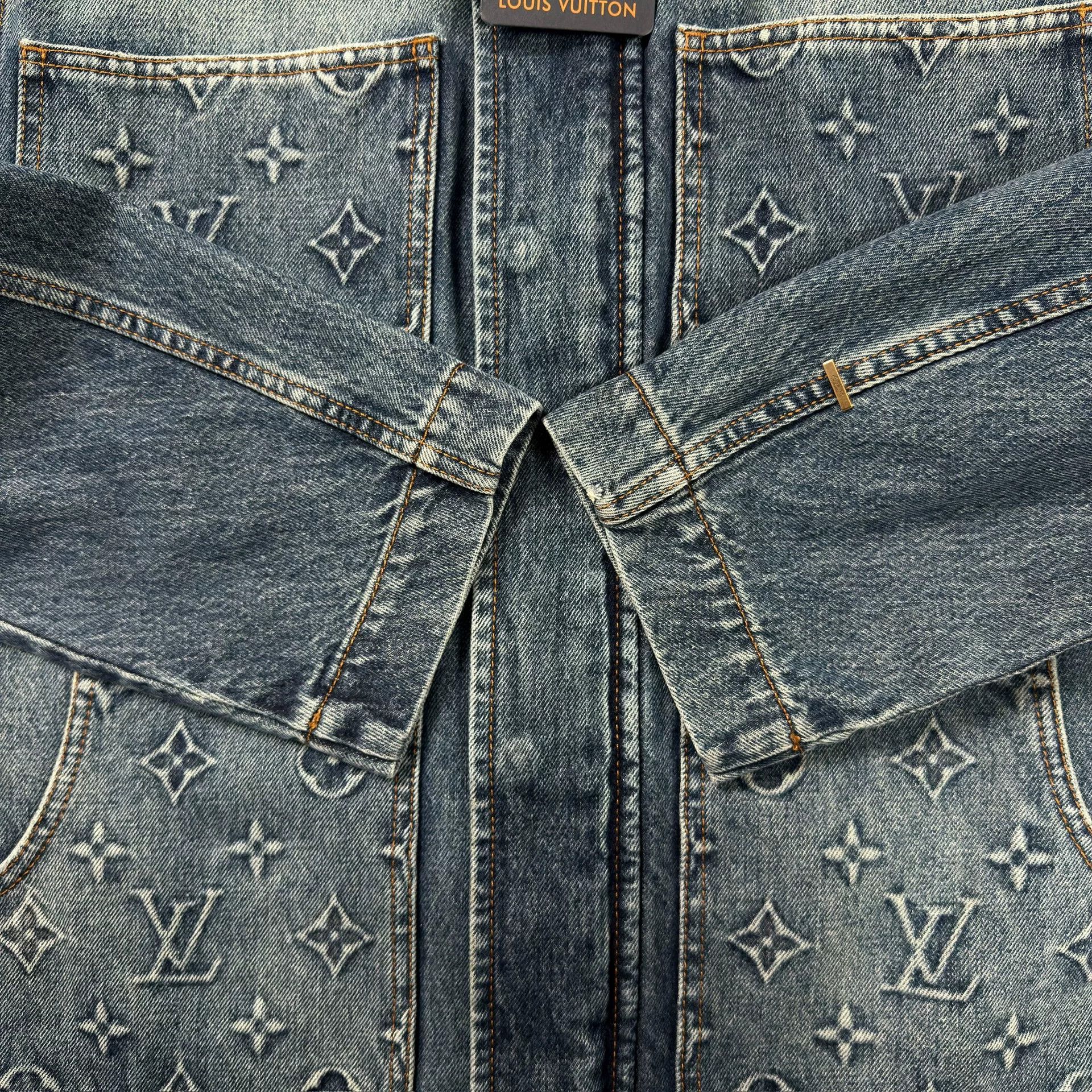Louis Vuitton Louis Vuitton Monogram Denim Jacket Size 48 Size US M / EU 48-50 / 2 - 3 Thumbnail