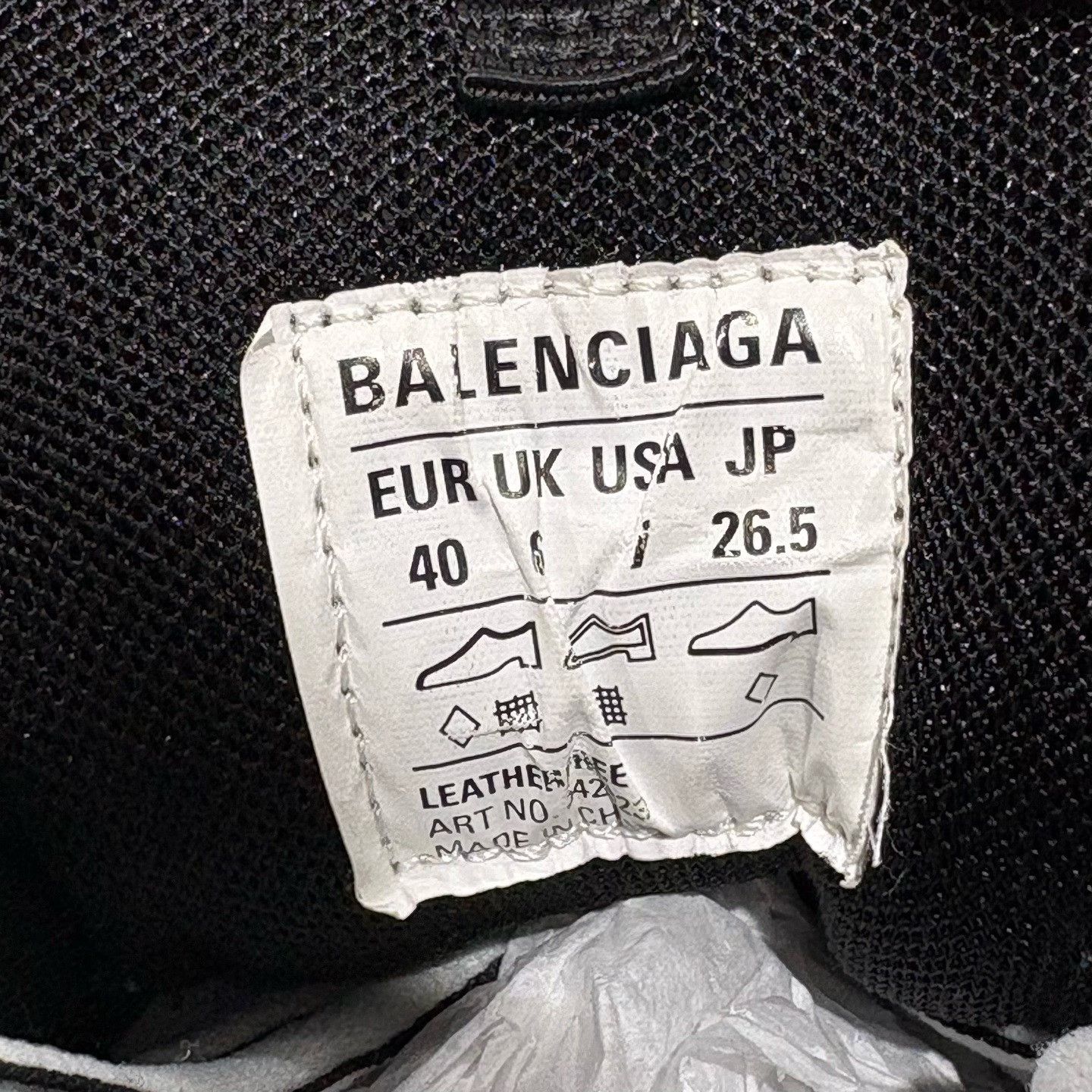 Balenciaga Balenciaga Blue Lowtop Sneakers 7 Men Size US 7 / EU 40 - 8 Thumbnail