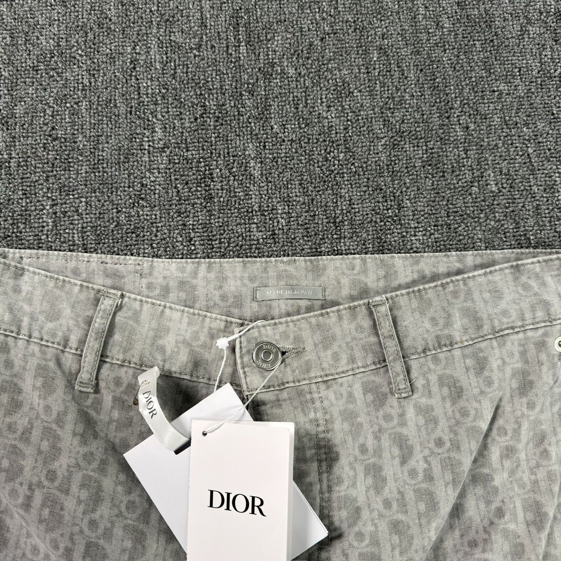 Dior Dior Gray Oblique Monogram Denim Jeans Size 44 Size US 28 / EU 44 - 2 Thumbnail