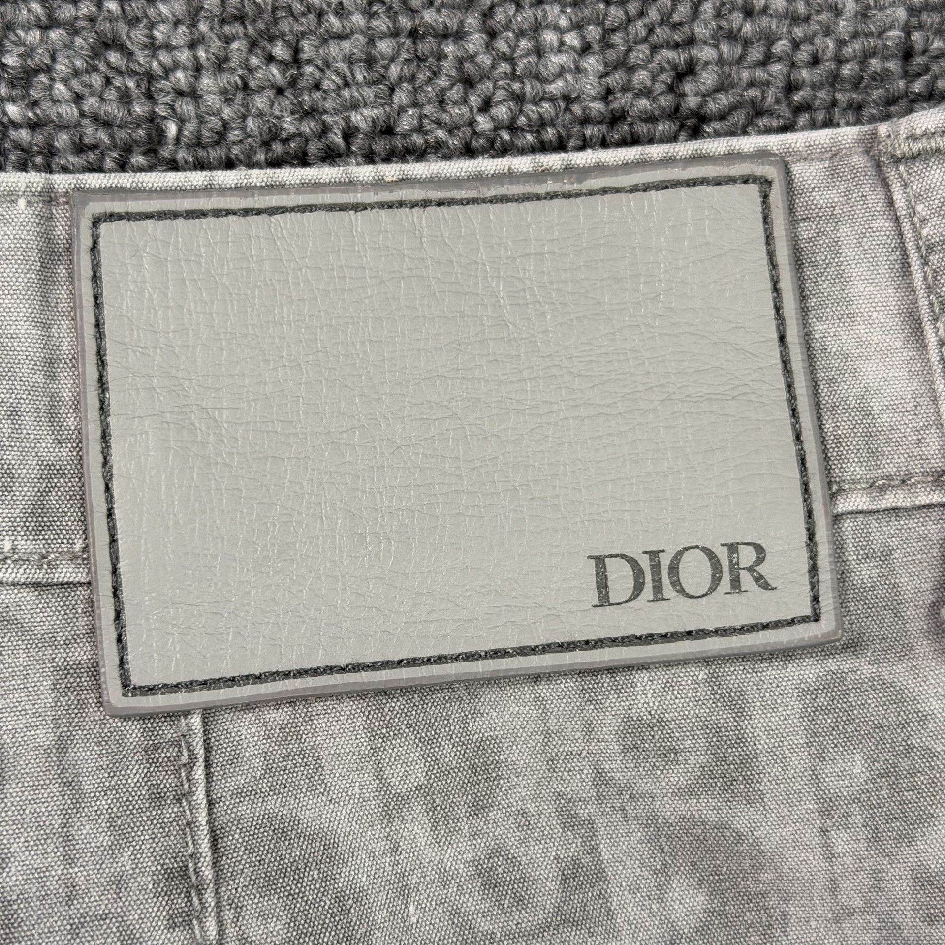 Dior Dior Gray Oblique Monogram Denim Jeans Size 44 Size US 28 / EU 44 - 6 Thumbnail