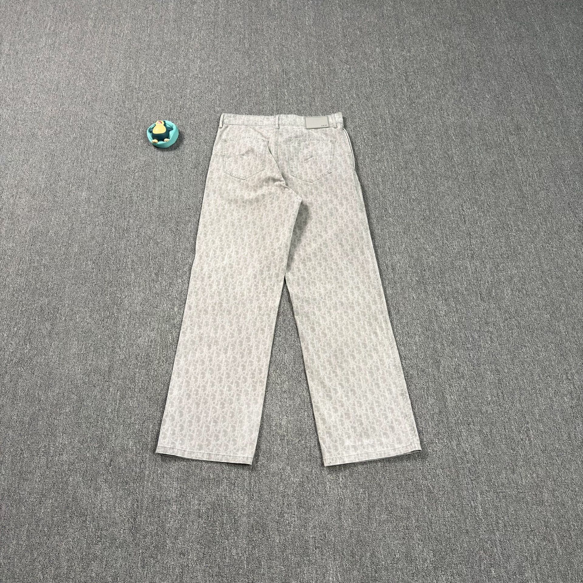 Dior Dior Gray Oblique Monogram Denim Jeans Size 44 Size US 28 / EU 44 - 7 Thumbnail