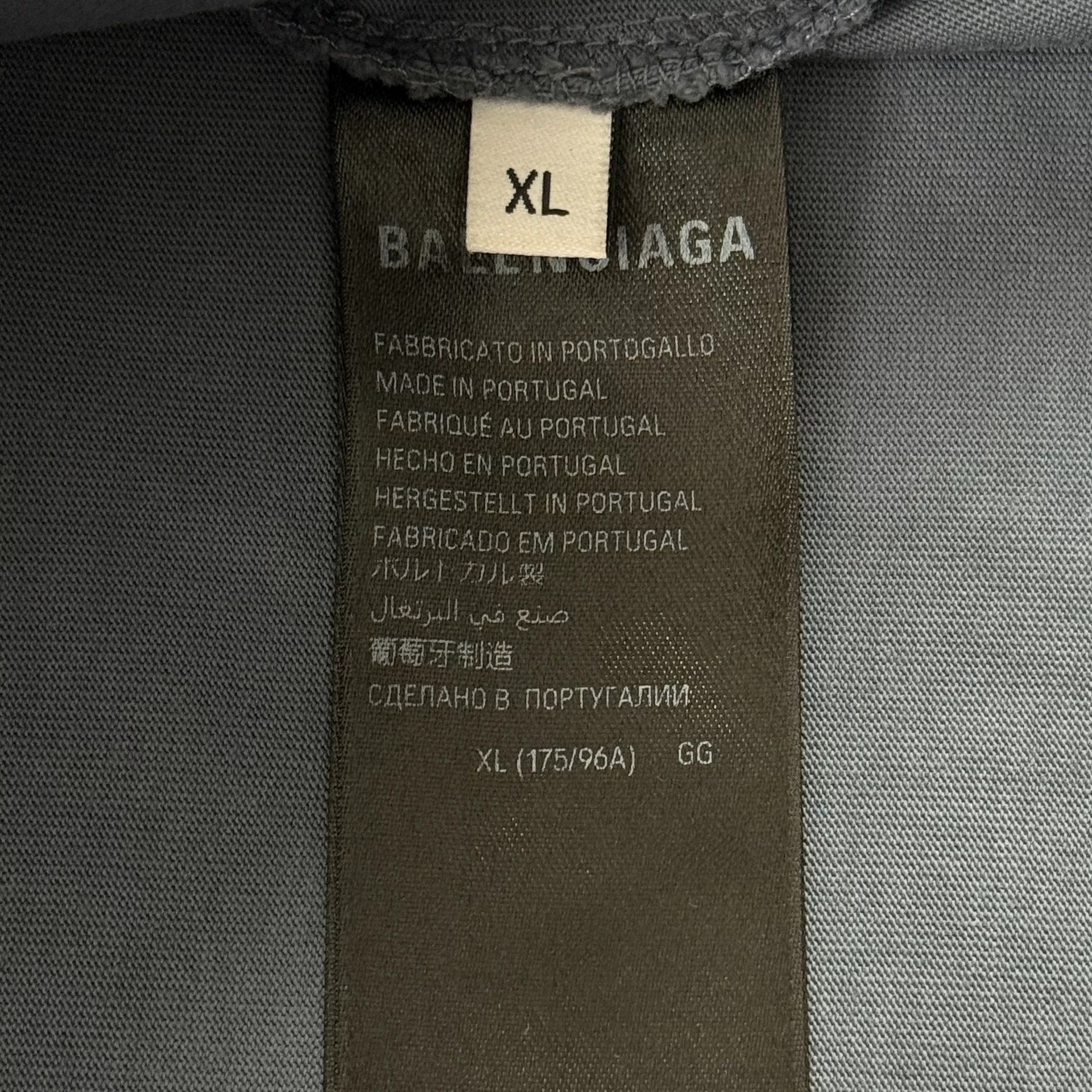 Balenciaga Balenciaga Diamond Graphic Distressed T-Shirt XL Size US XL / EU 56 / 4 - 5 Thumbnail