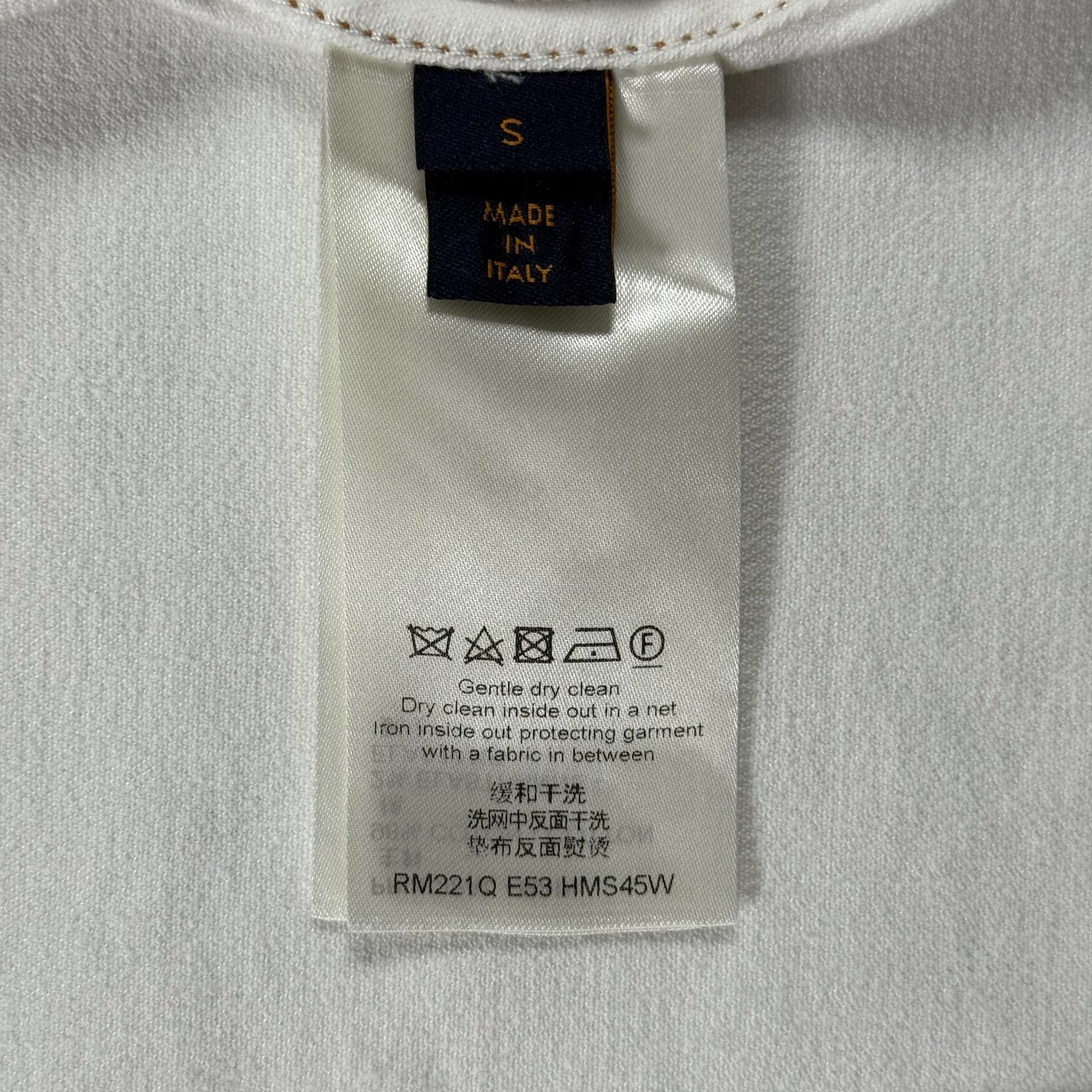 Louis Vuitton Louis Vuitton White Baseball Shirt Size S Size US S / EU 44-46 / 1 - 5 Thumbnail