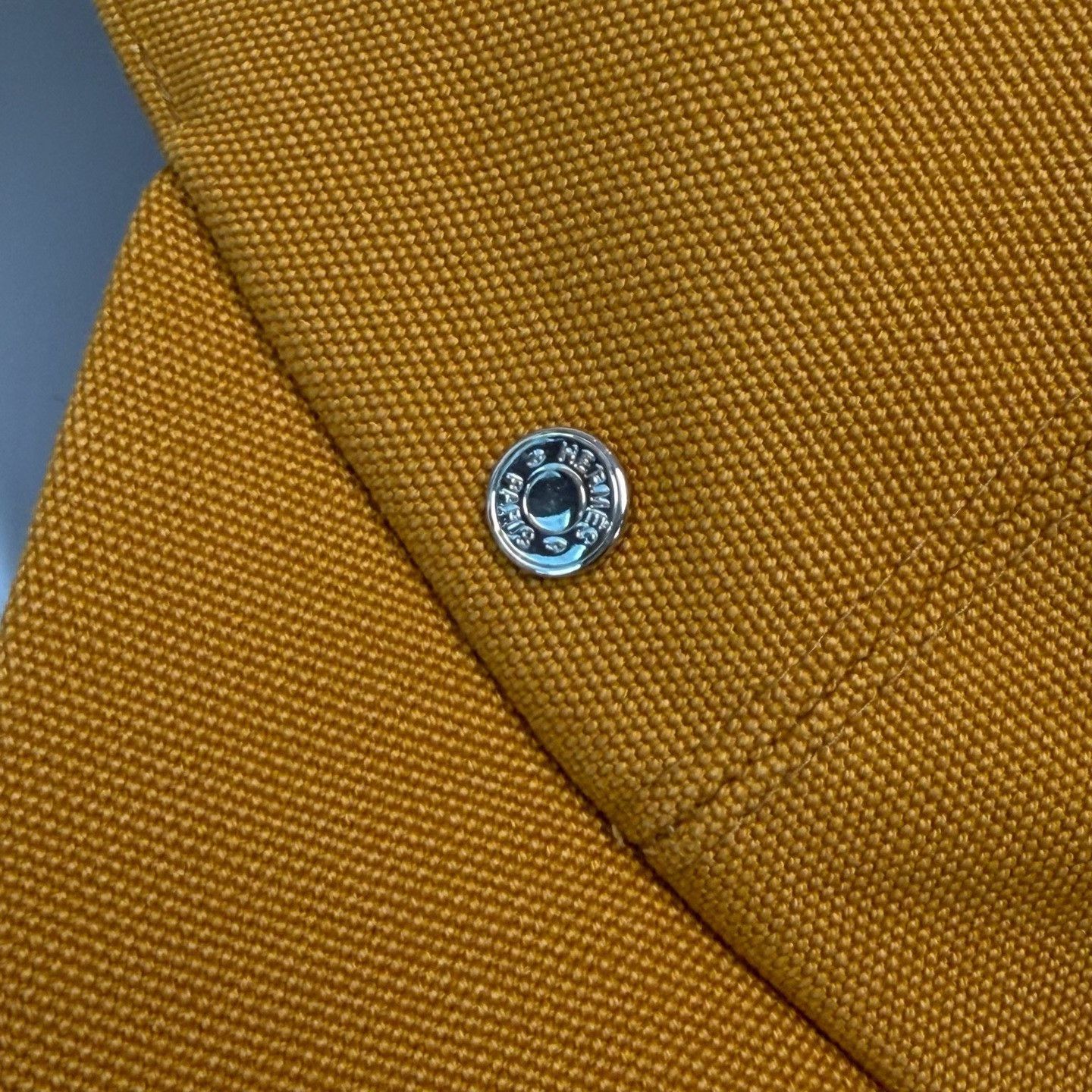 Hermes Hermes Yellow Hat one size Men Size ONE SIZE - 2 Thumbnail