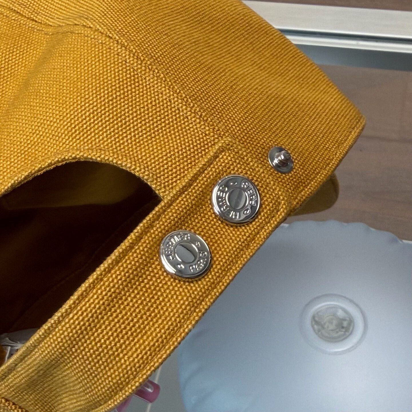 Hermes Hermes Yellow Hat one size Men Size ONE SIZE - 3 Thumbnail