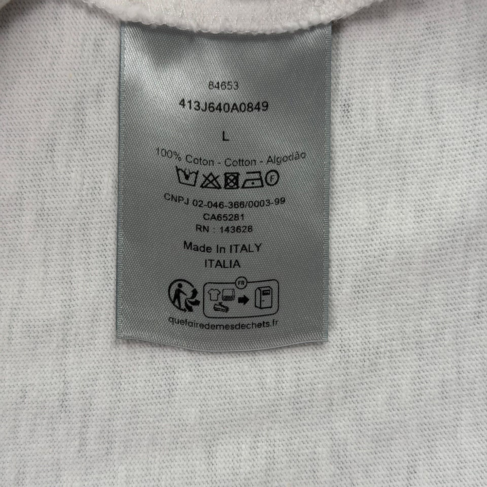 Dior Dior 47 Logo T-Shirt Size L Size US L / EU 52-54 / 3 - 6 Thumbnail