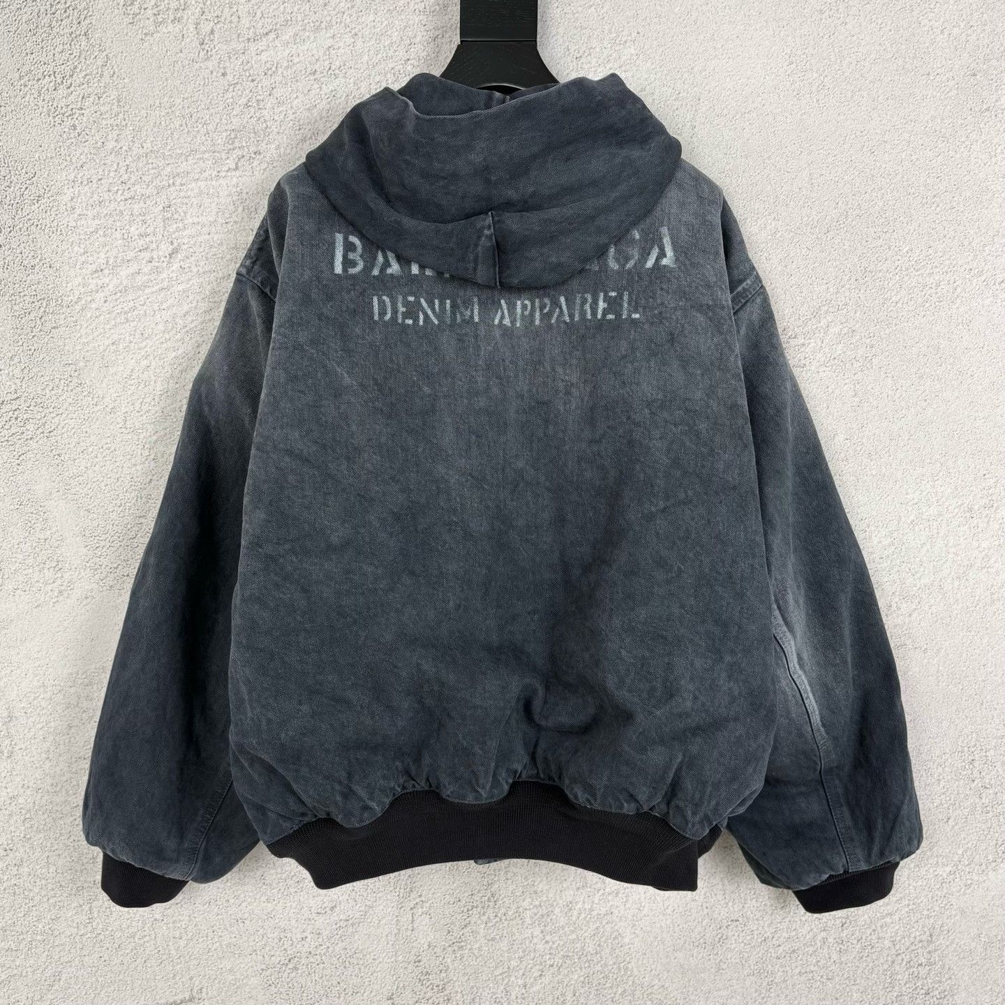 Balenciaga Balenciaga Denim Cotton Gray Heavy Coat m Men Size US M / EU 48-50 / 2 - 2 Thumbnail
