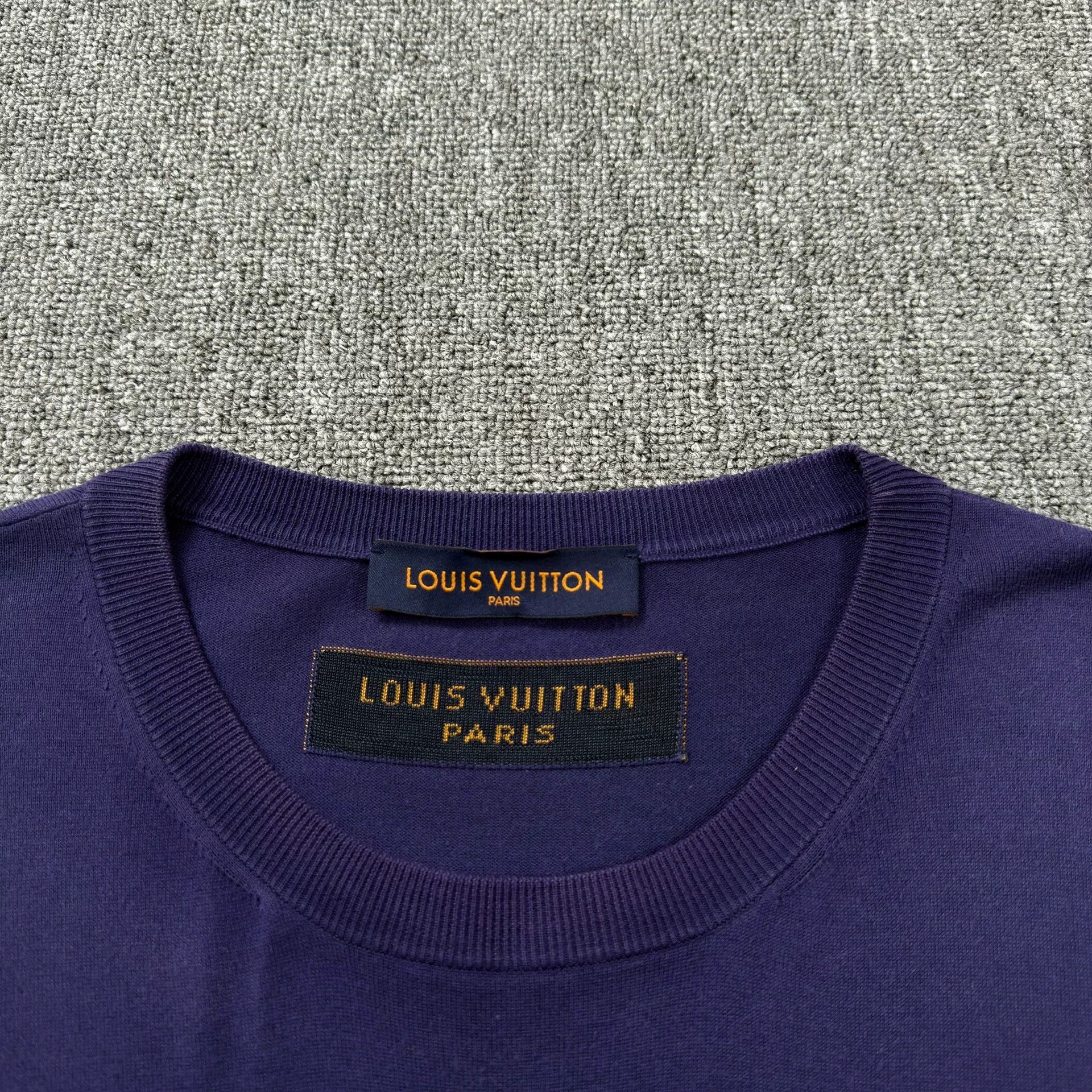 Louis Vuitton Louis Vuitton Script Logo Knit T-Shirt XL Size US XL / EU 56 / 4 - 3 Thumbnail