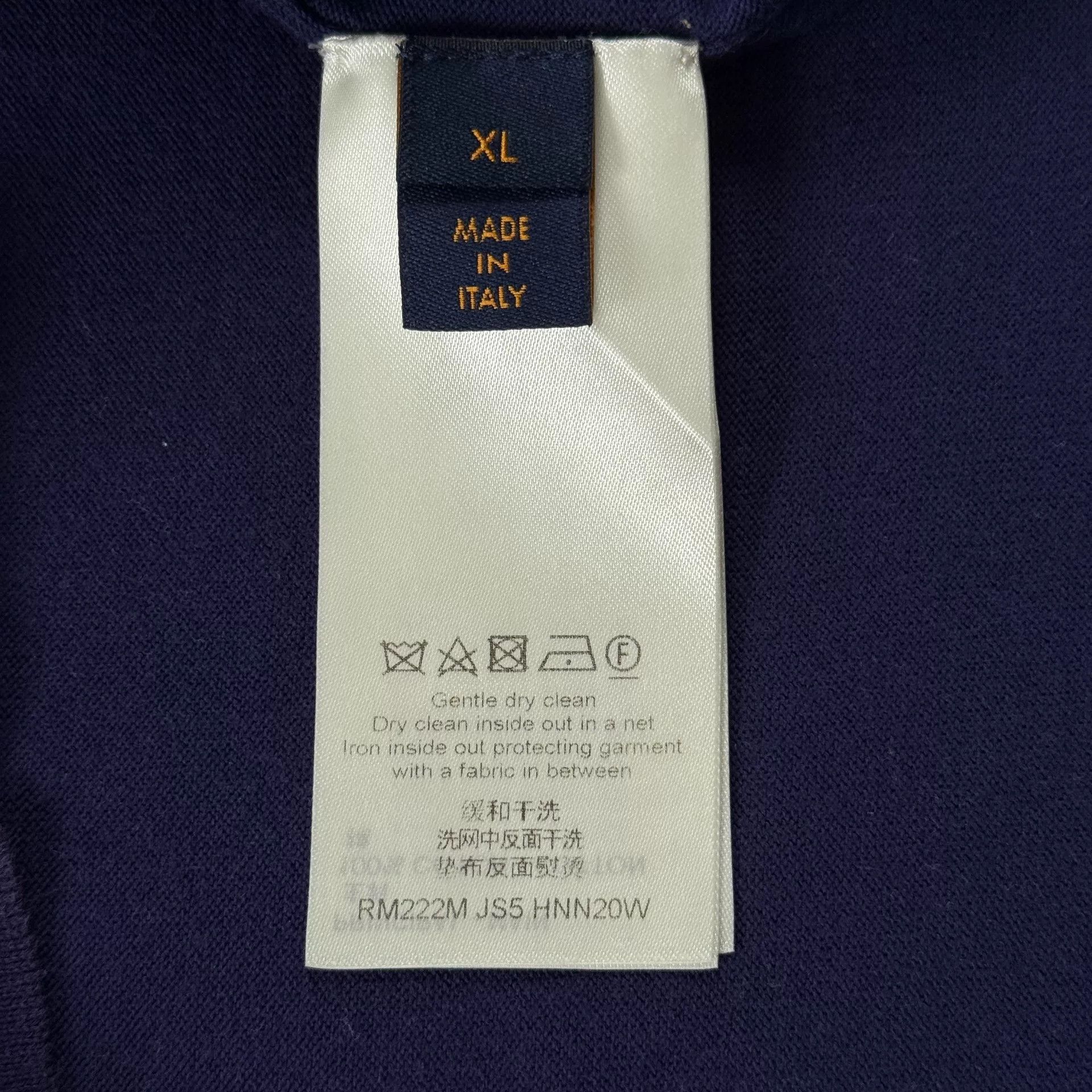 Louis Vuitton Louis Vuitton Script Logo Knit T-Shirt XL Size US XL / EU 56 / 4 - 4 Thumbnail