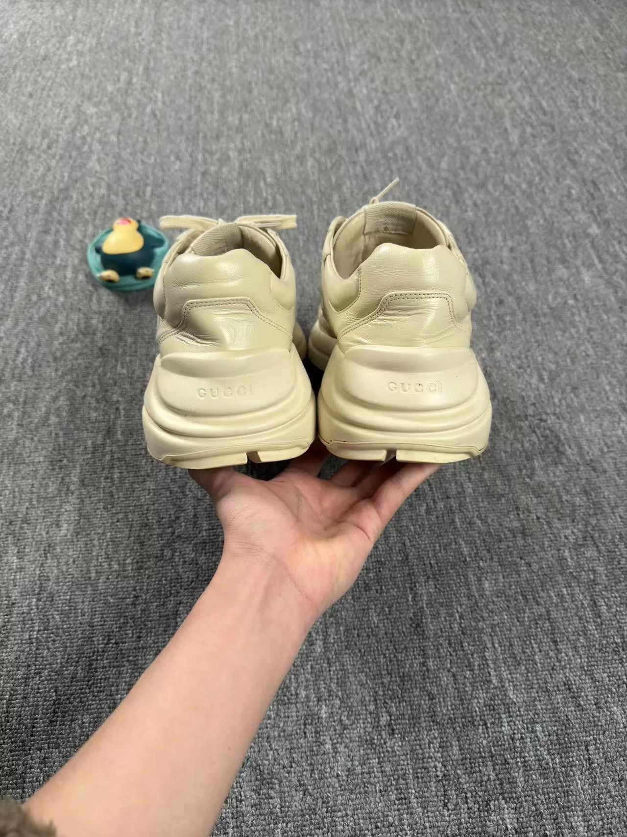 Gucci Gucci Rhyton Web Logo Sneakers Size 12 Size US 12 / EU 45 - 3 Thumbnail