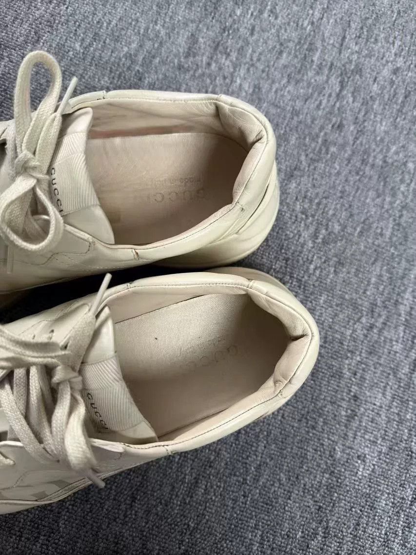 Gucci Gucci Rhyton Web Logo Sneakers Size 12 Size US 12 / EU 45 - 8 Thumbnail