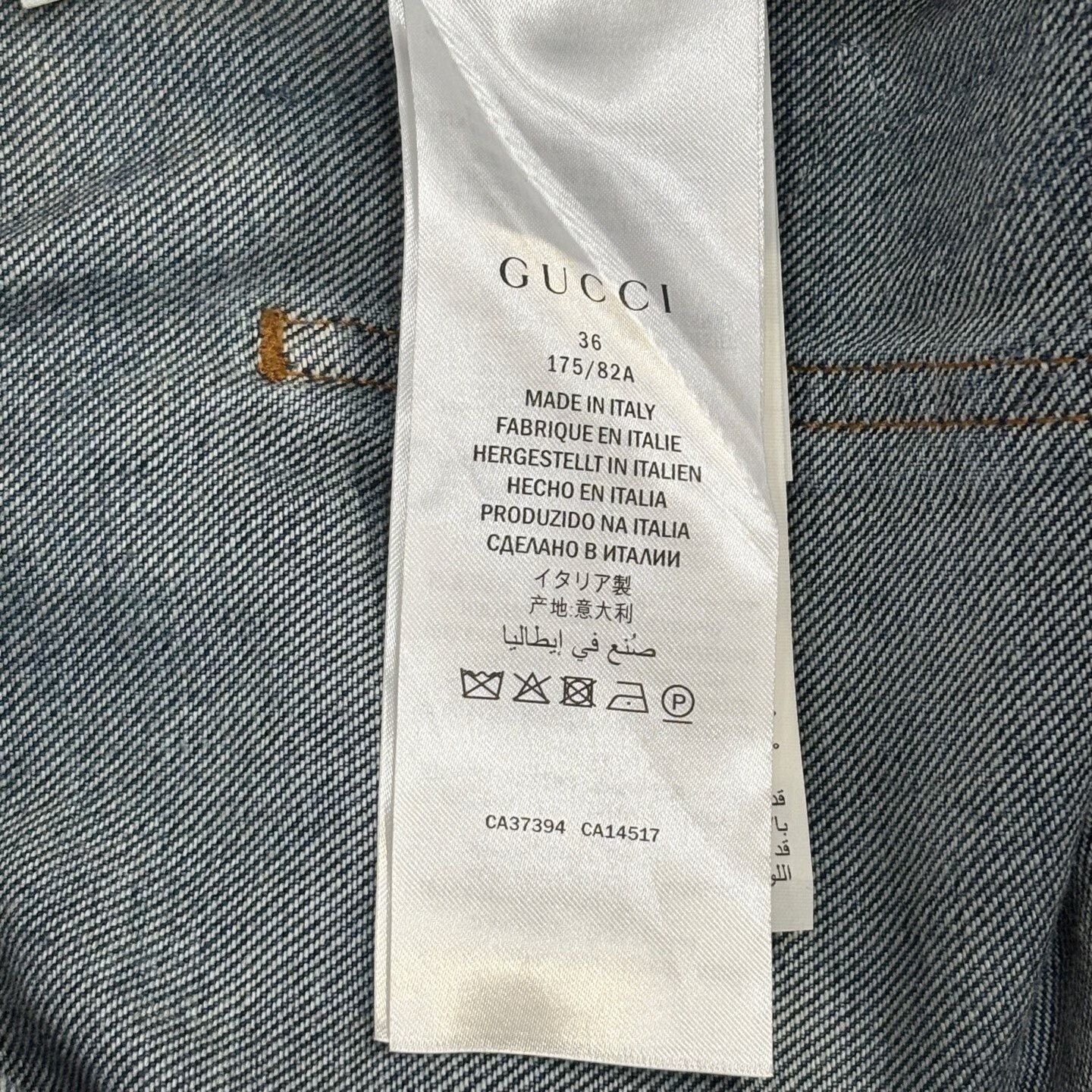 Gucci Gucci Retro Embroidered Blue Denim Jeans 32 Men Size US 32 / EU 48 - 4 Thumbnail