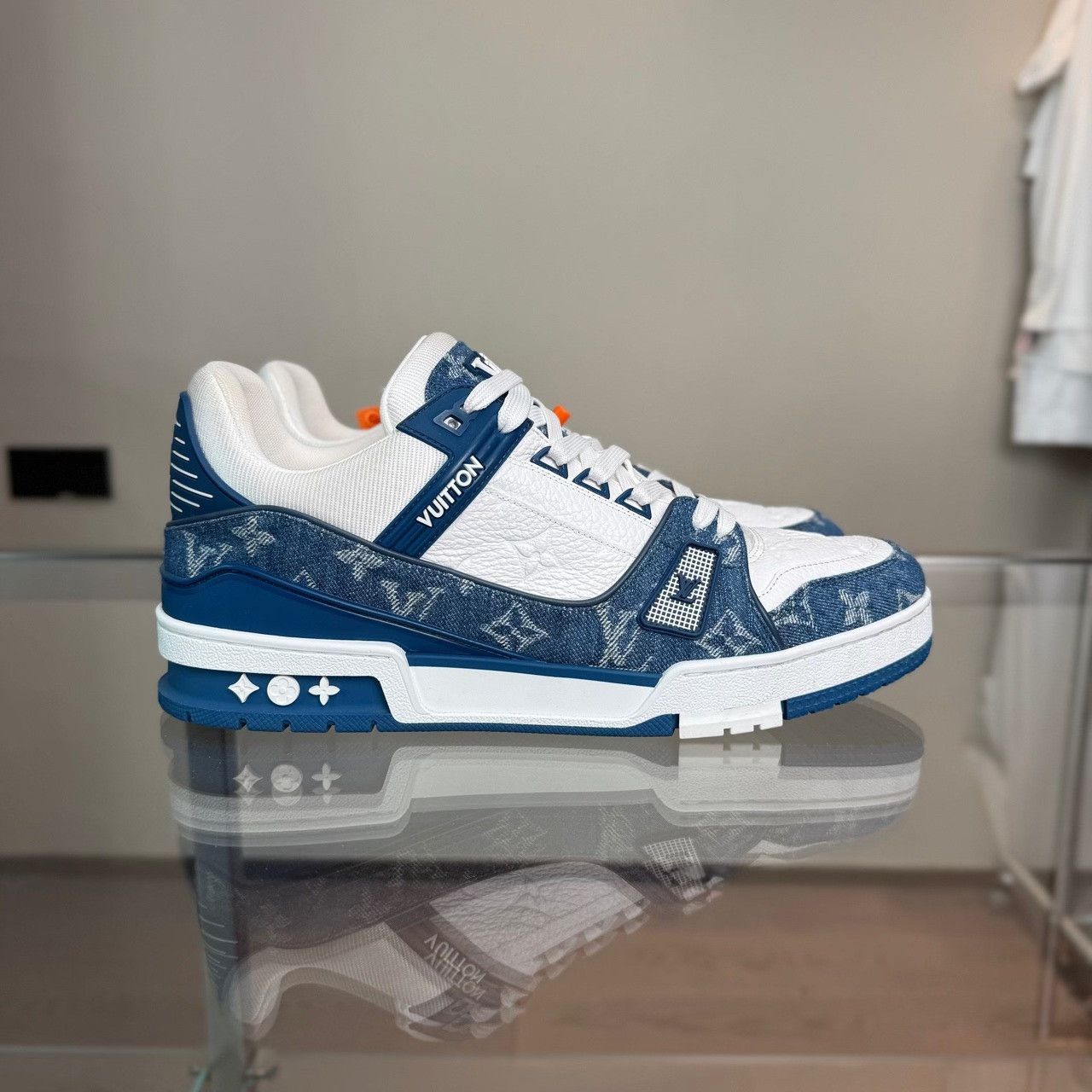 Louis Vuitton Louis Vuitton Training Denim Blue Lowtop Sneakers 9 Men Size US 9 / EU 42 - 2 Thumbnail