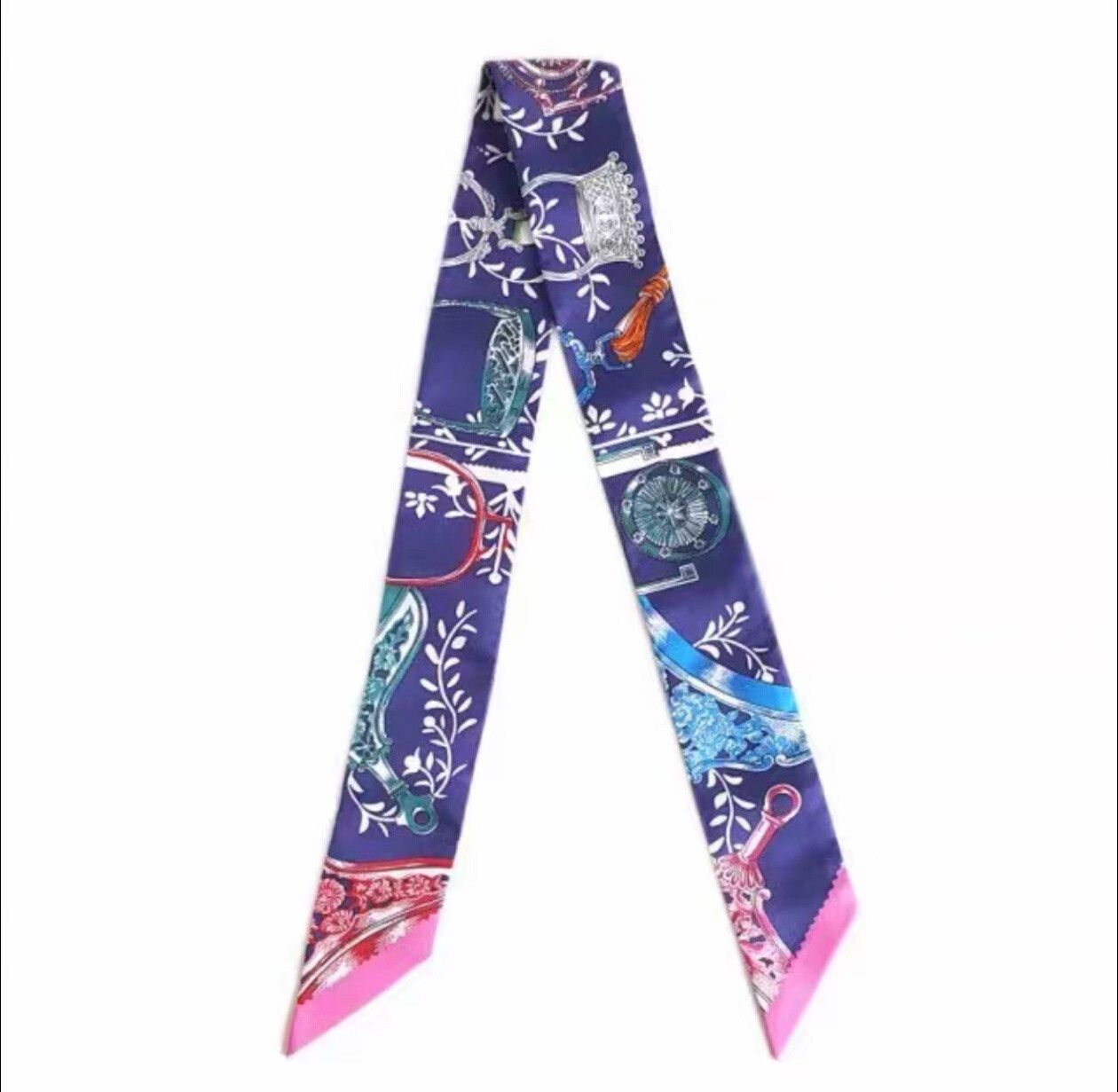 Hermes Hermes Blue Scarf one size Men Size ONE SIZE - 5 Thumbnail