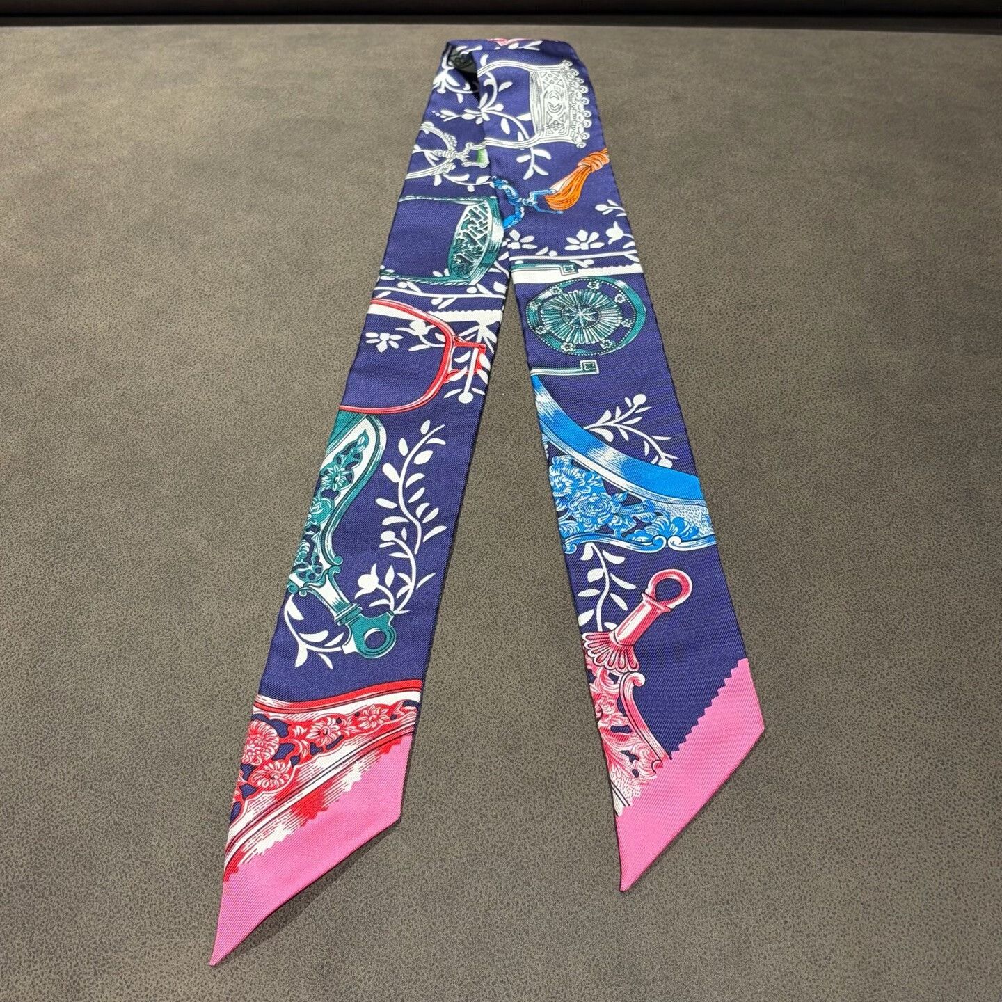 Hermes Hermes Blue Scarf one size Men Size ONE SIZE - 2 Thumbnail