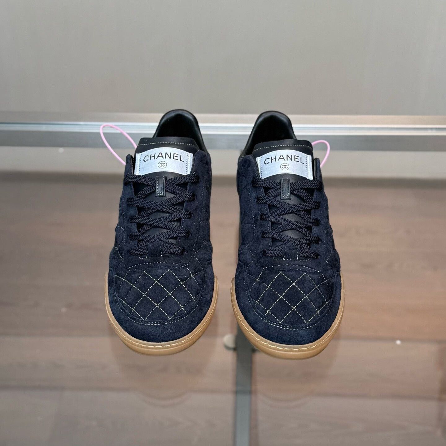Chanel Chanel Suede Lowtop Sneakers us_12 Women Size US 12 / IT 42 - 2 Thumbnail
