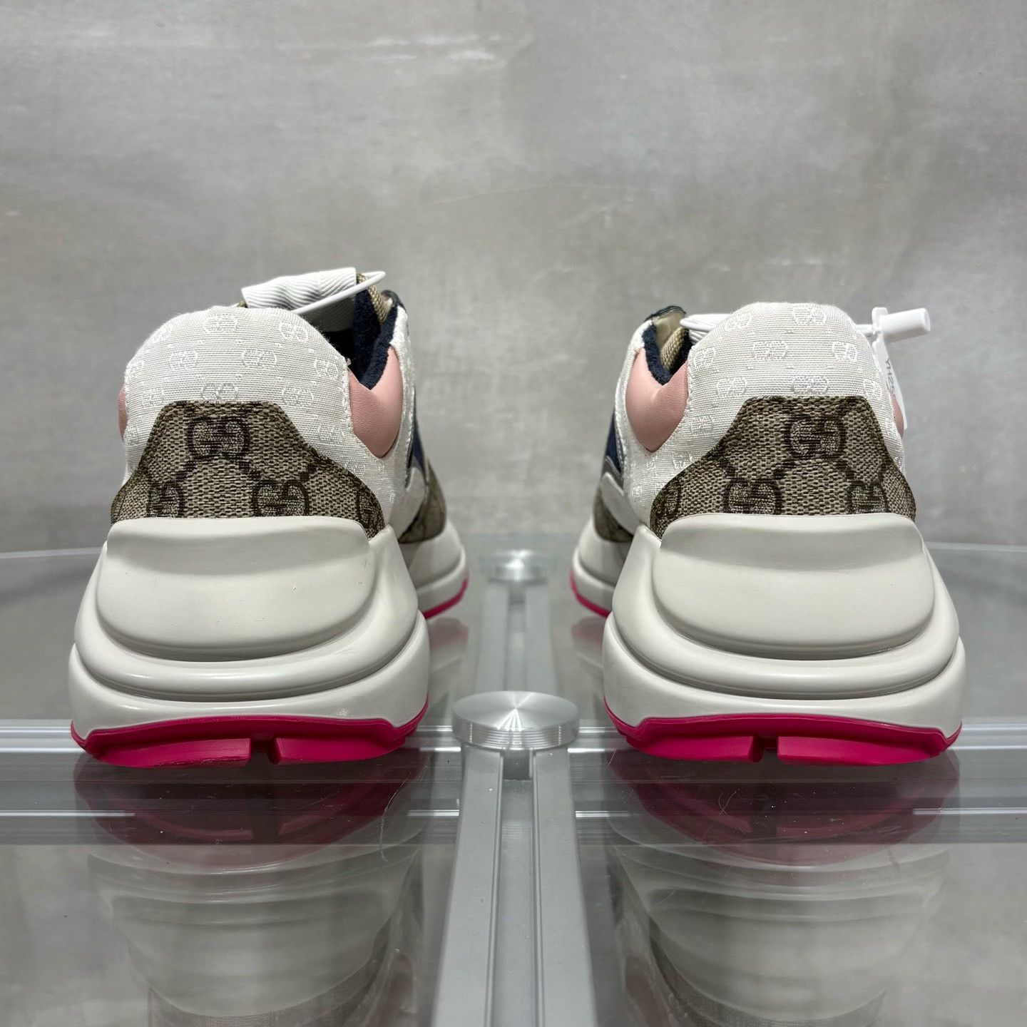 Gucci Gucci Pink Lowtop Sneakers it_38 Women Size US 8 / IT 38 - 6 Thumbnail