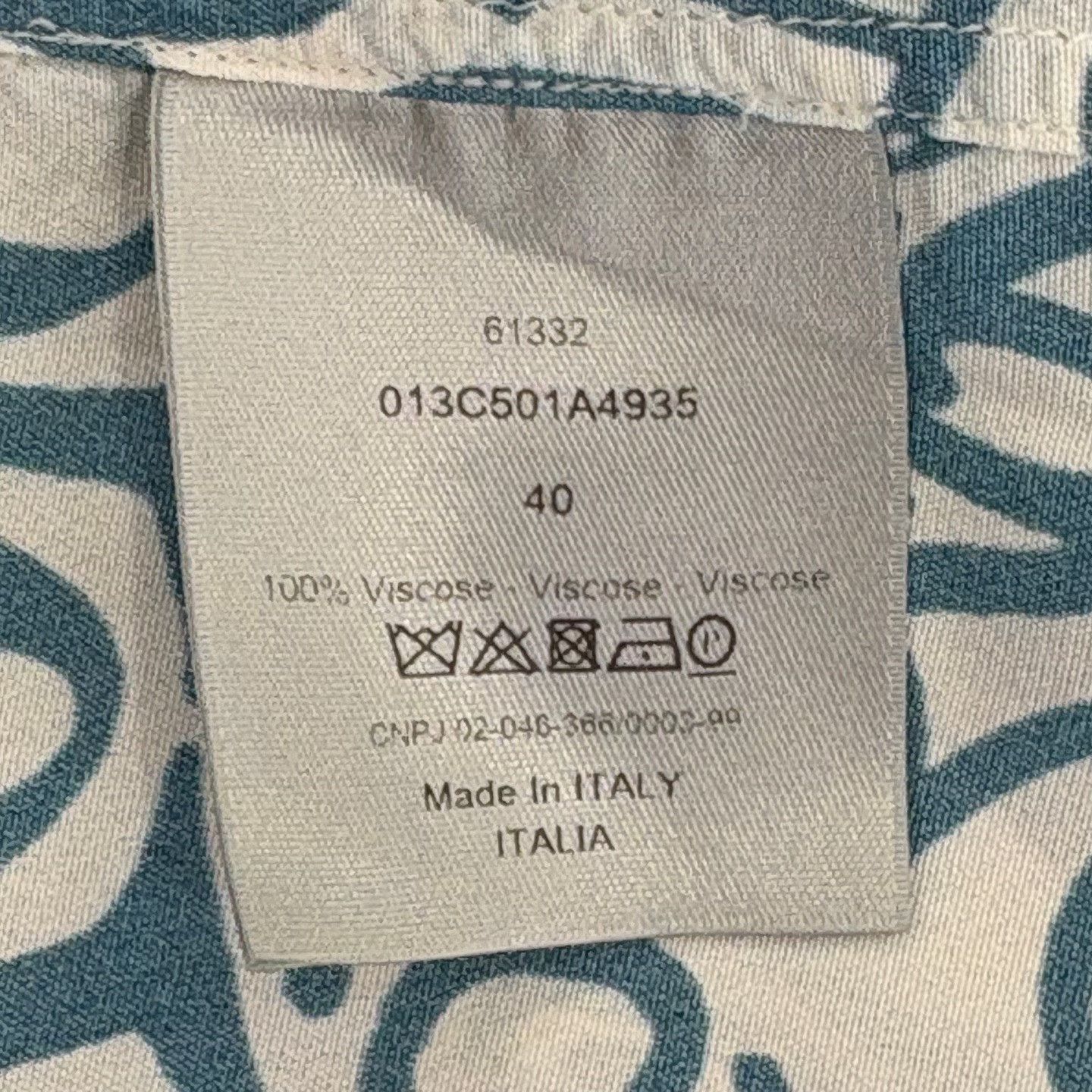 Dior Dior Retro Blue Shirt xl Men Size S / US 4 / IT 40 - 4 Thumbnail